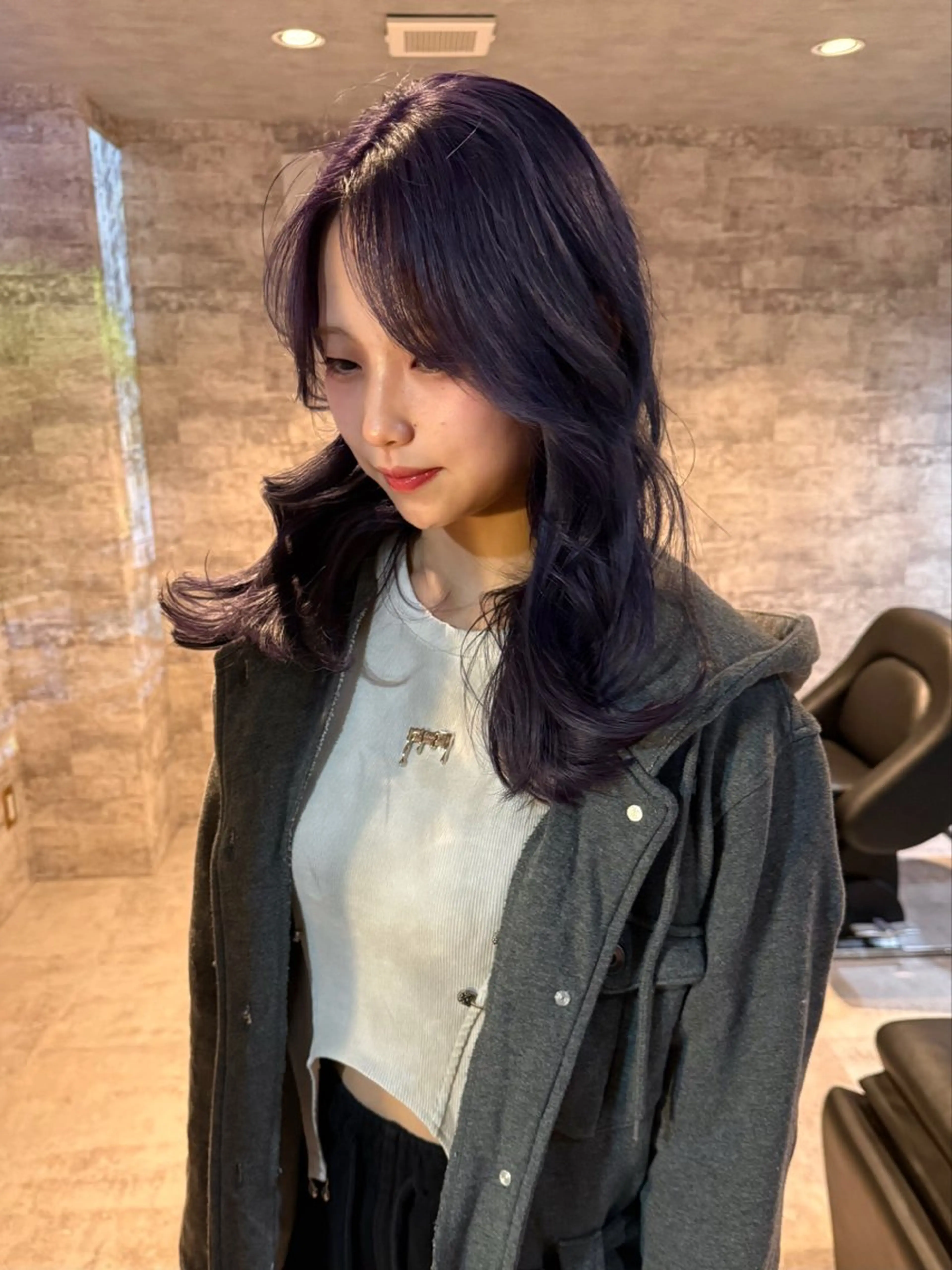 ロング カラー カット ヘアカラー トリートメント mai / linoah˚✧のヘアスタイル