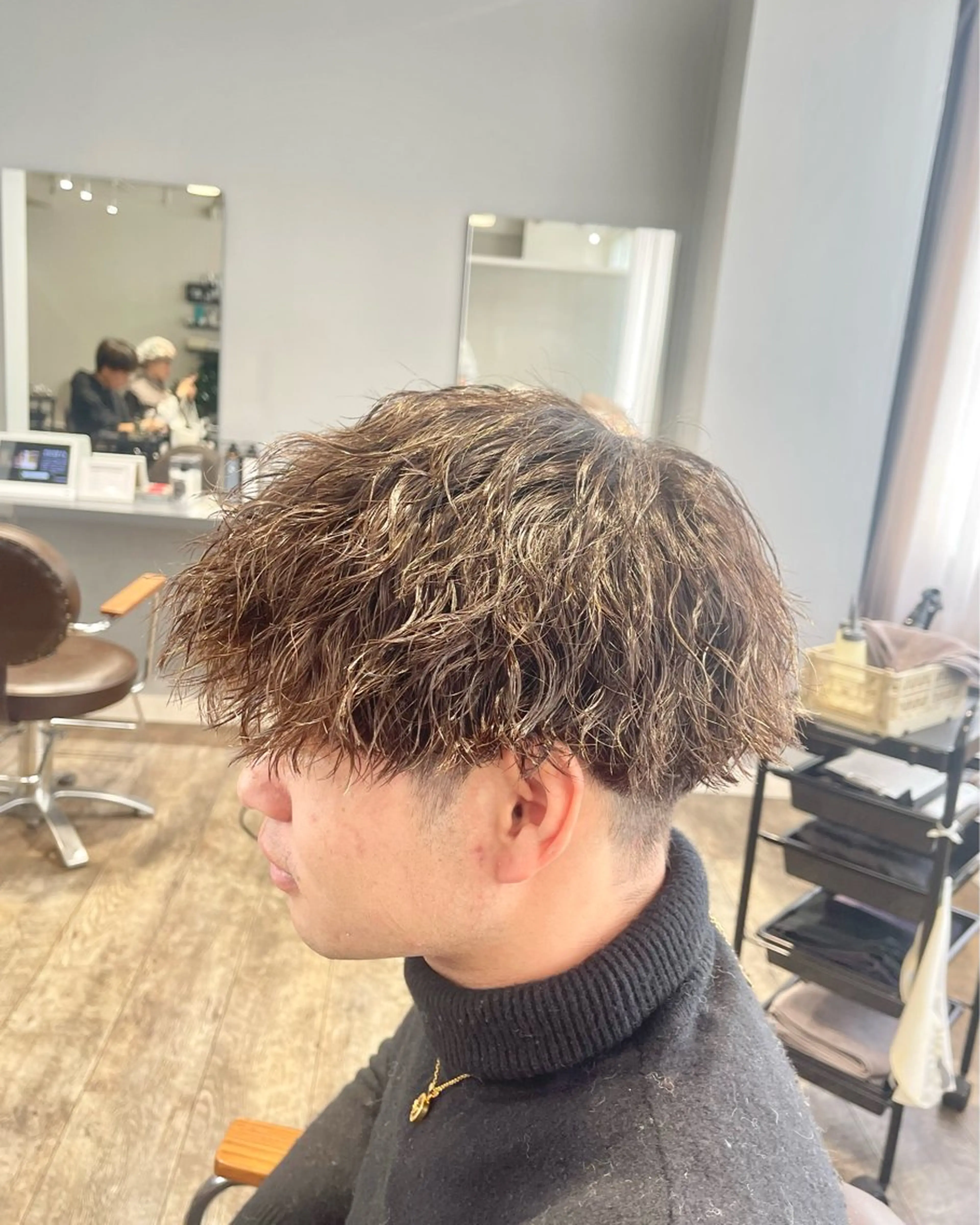 パーマ メンズ 大人男子の メンズパーマのヘアスタイル