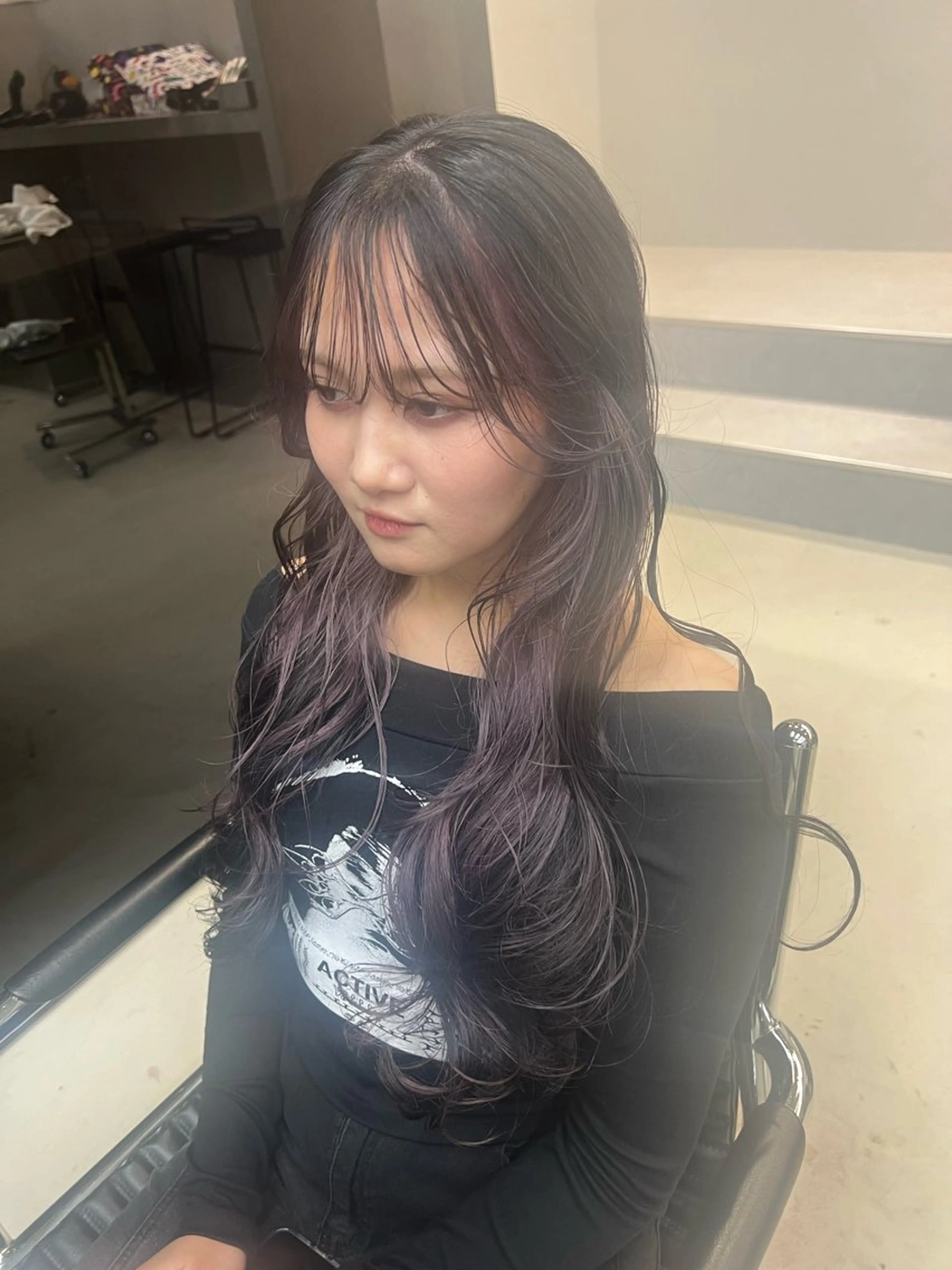 カラー 吉沢遣人/レイヤー 艶カラー/抜け感のヘアスタイル