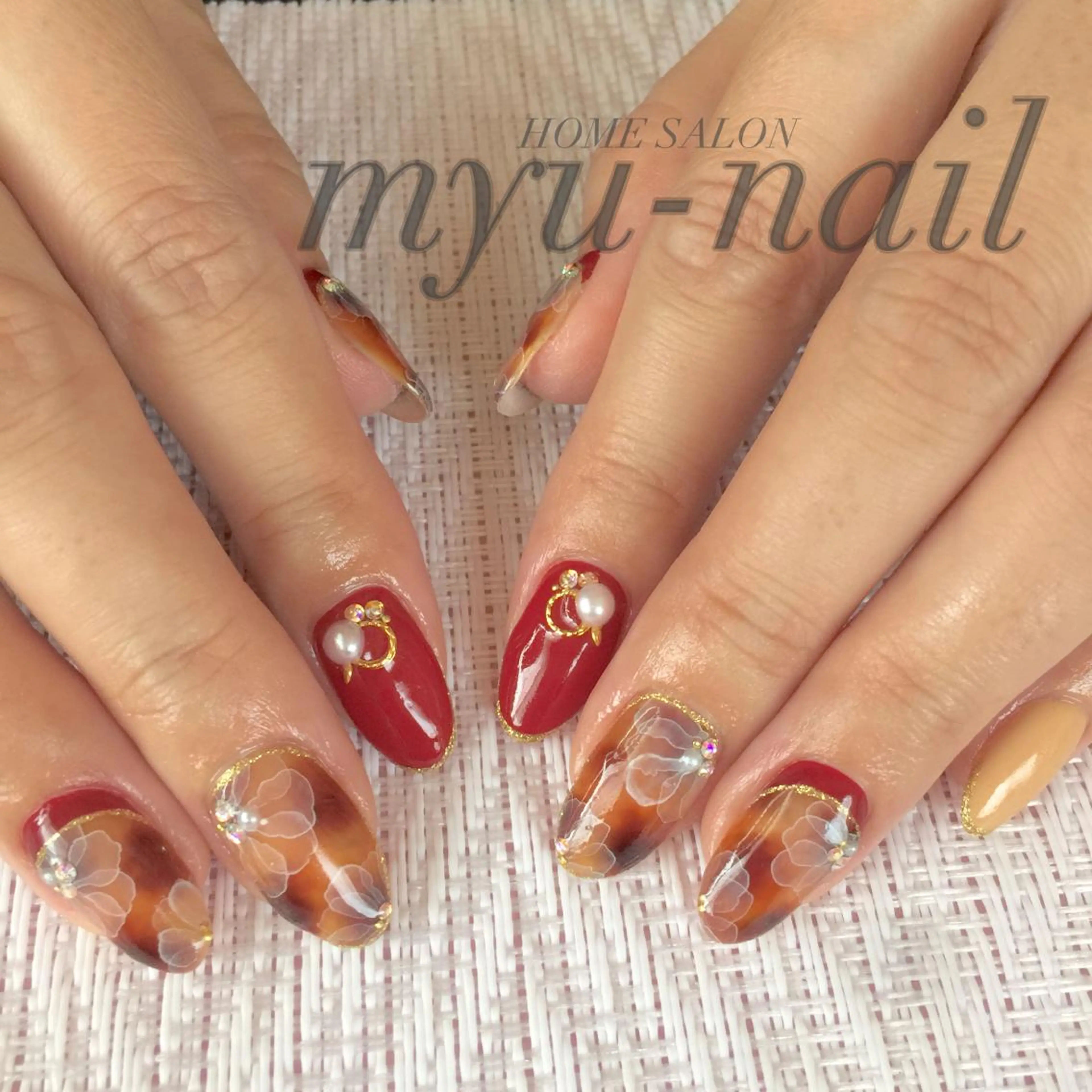 ネイル ハンドネイル ホームサロン myu-nailのネイルデザイン