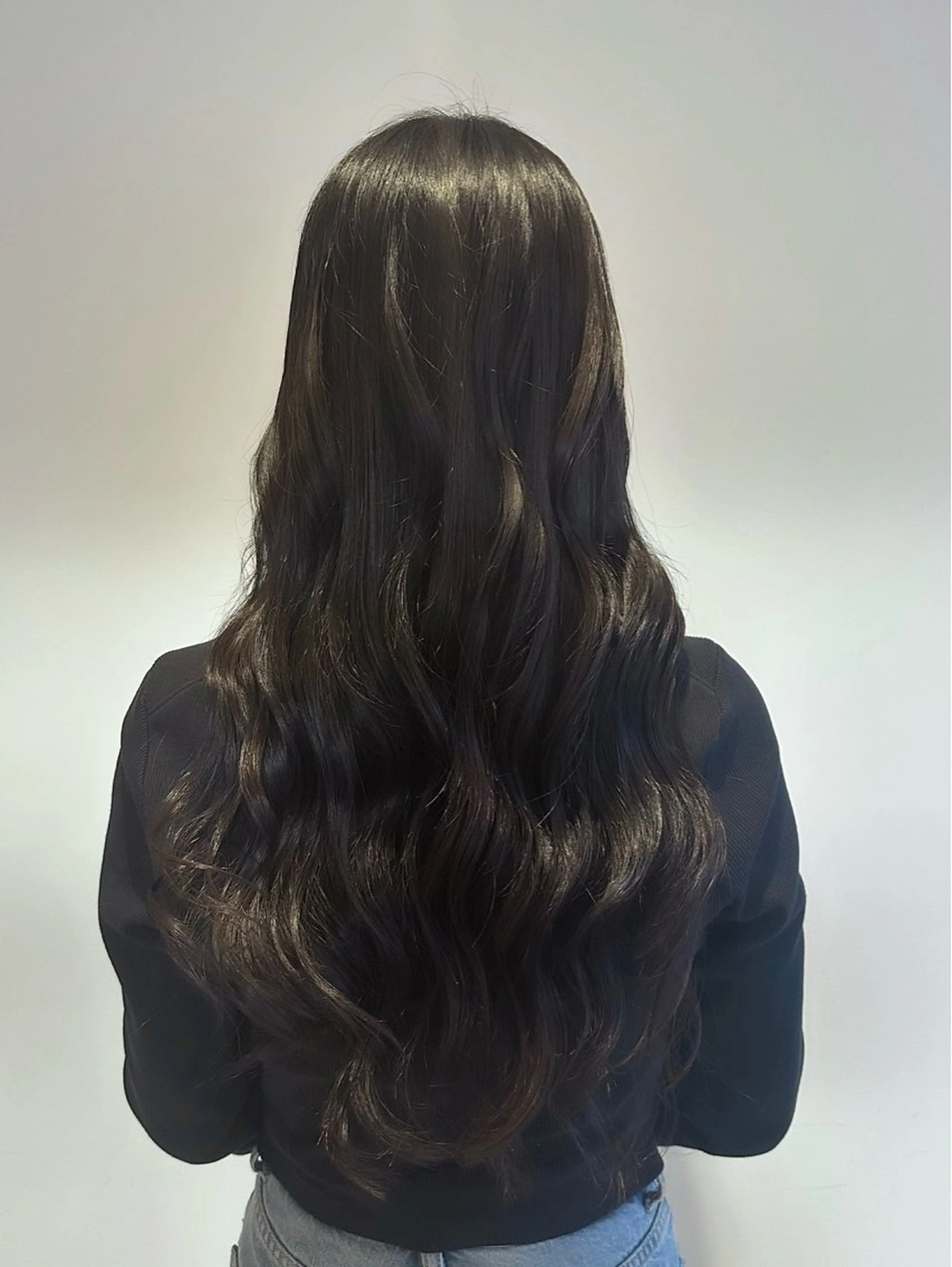 ロング カラー アッシュ アッシュグレー カット ヘアカラー トリートメント いまじゅく あおいのヘアスタイル