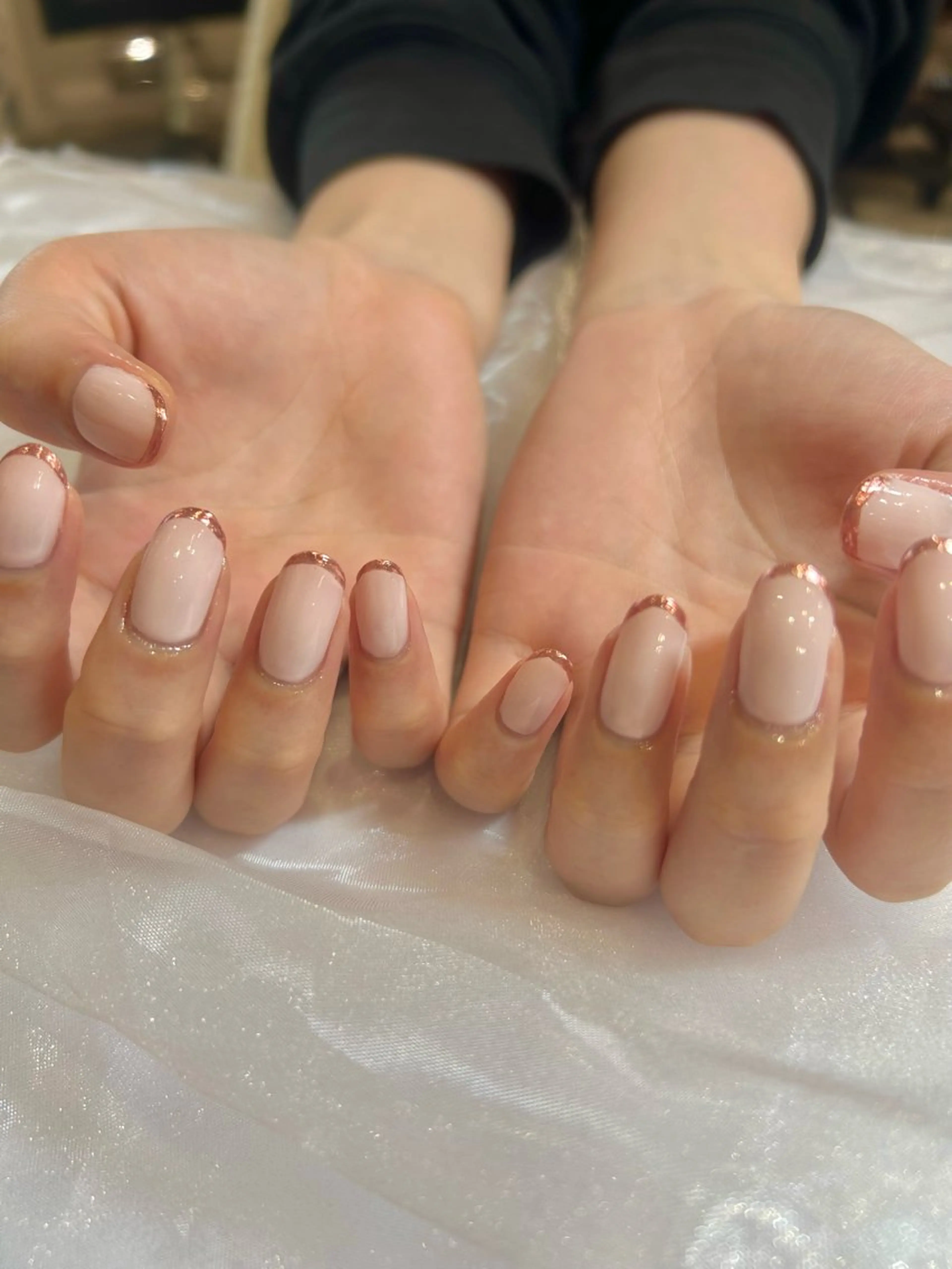 ネイル フレンチネイル 阿部 まきほのヘアスタイル