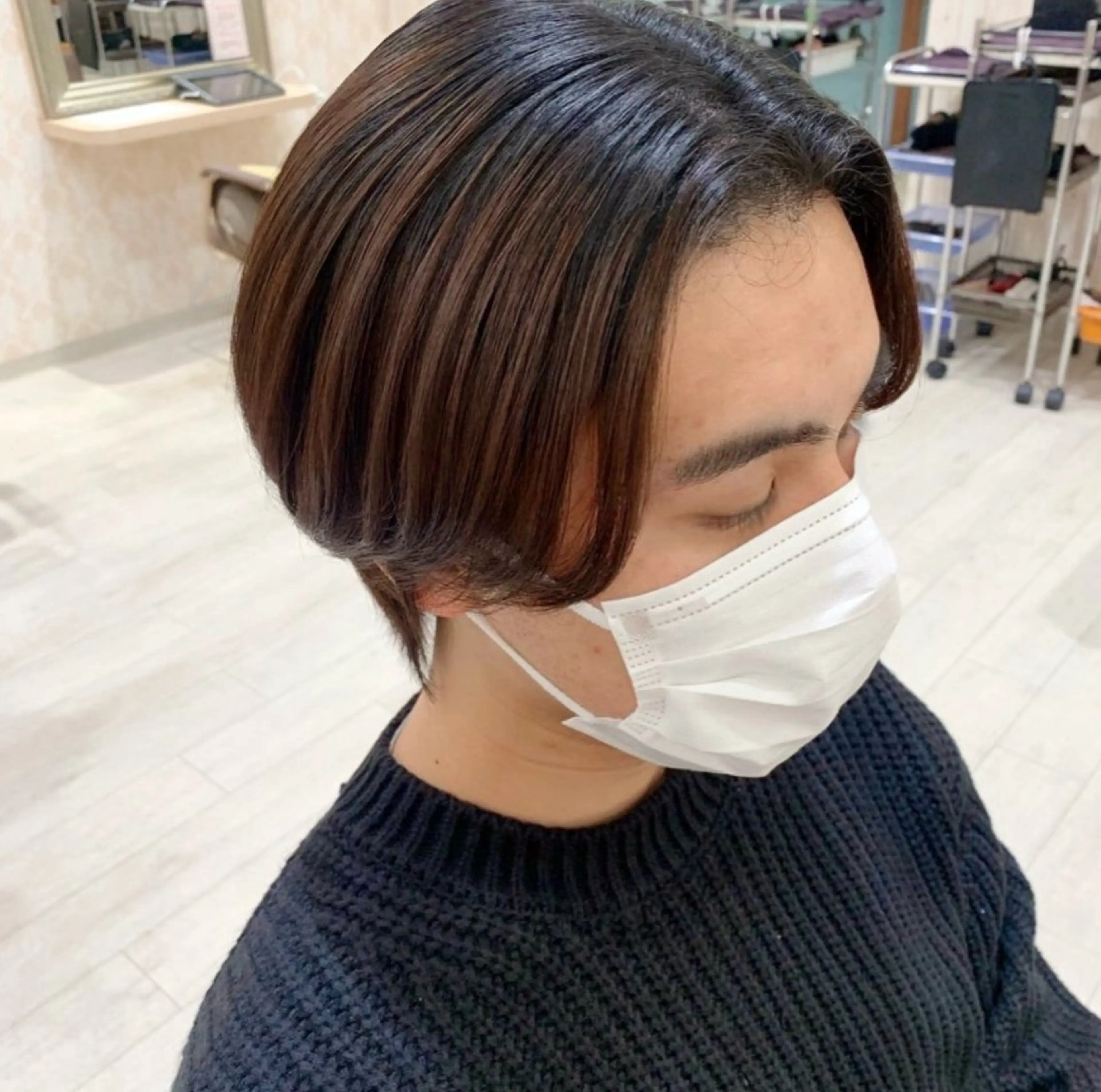 メンズ 髪質改善縮毛５０％ OFF/吉田 響歌♡のヘアスタイル