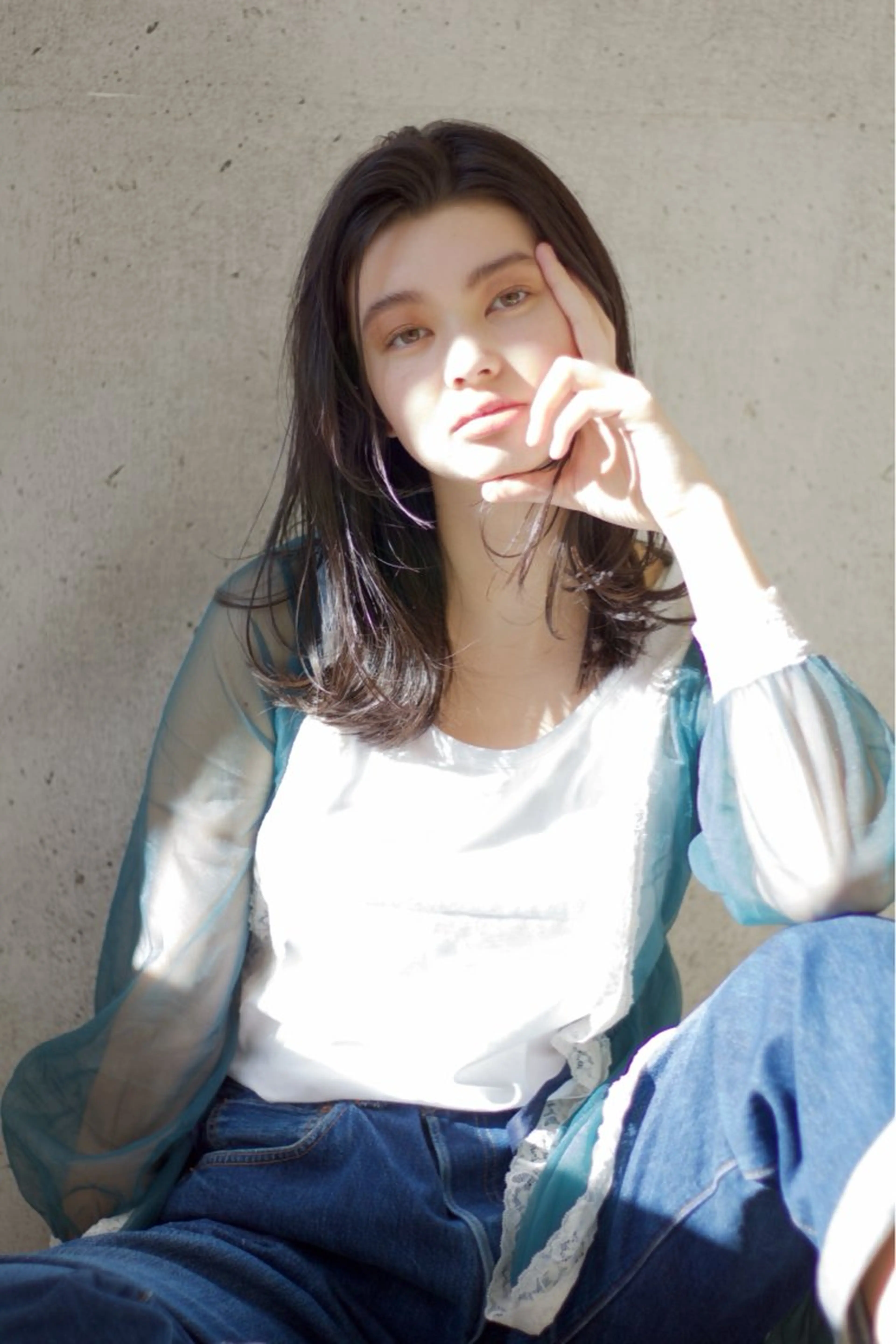 [ミニモ学割]カット+カラー+トリートメント　女性限定　ロング料金無しの写真