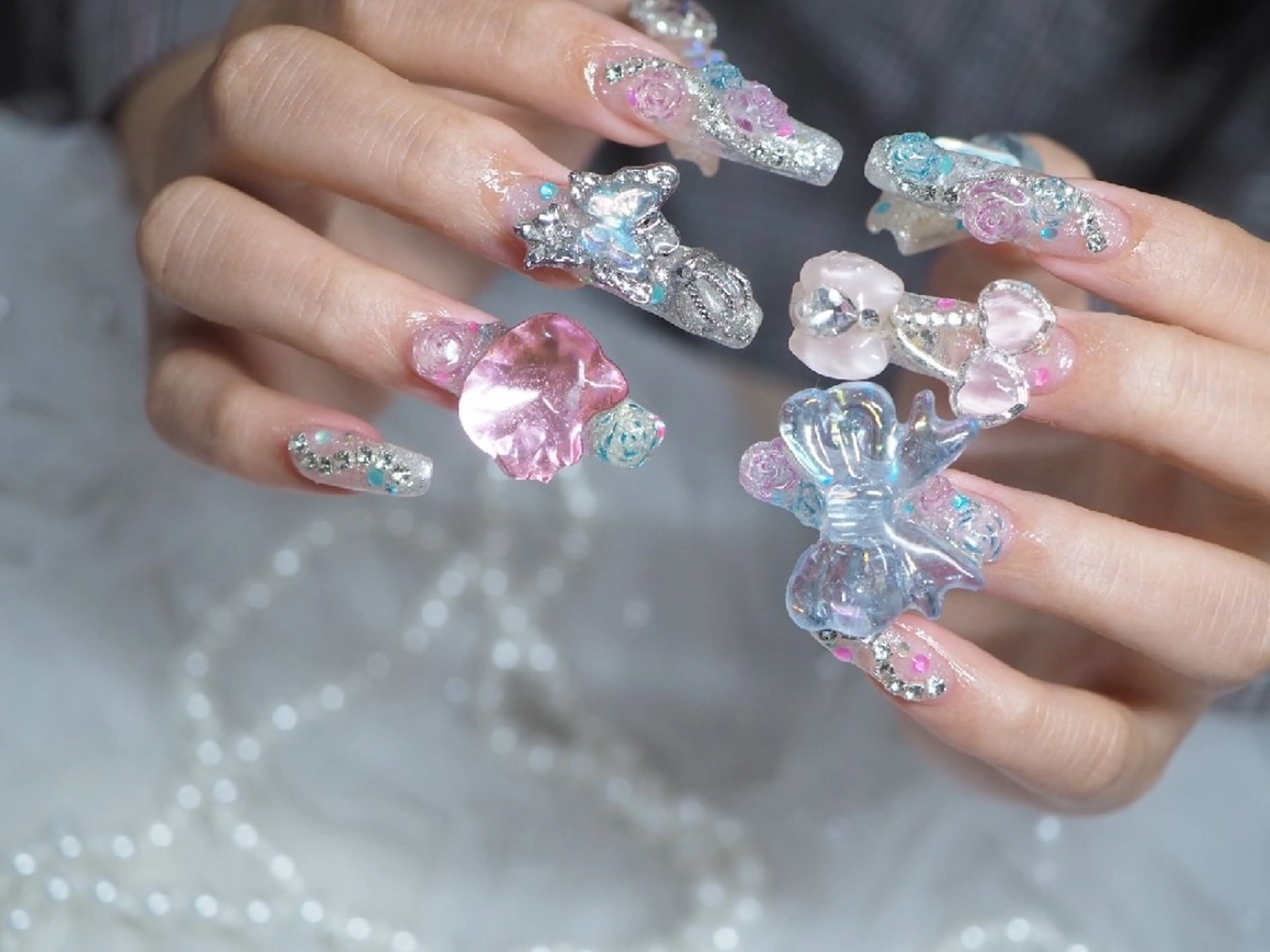 【オフ無/長さだし】お好きなデザイン💅✨　※デザインによっては追加料金が発生する場合がございます🙇の写真