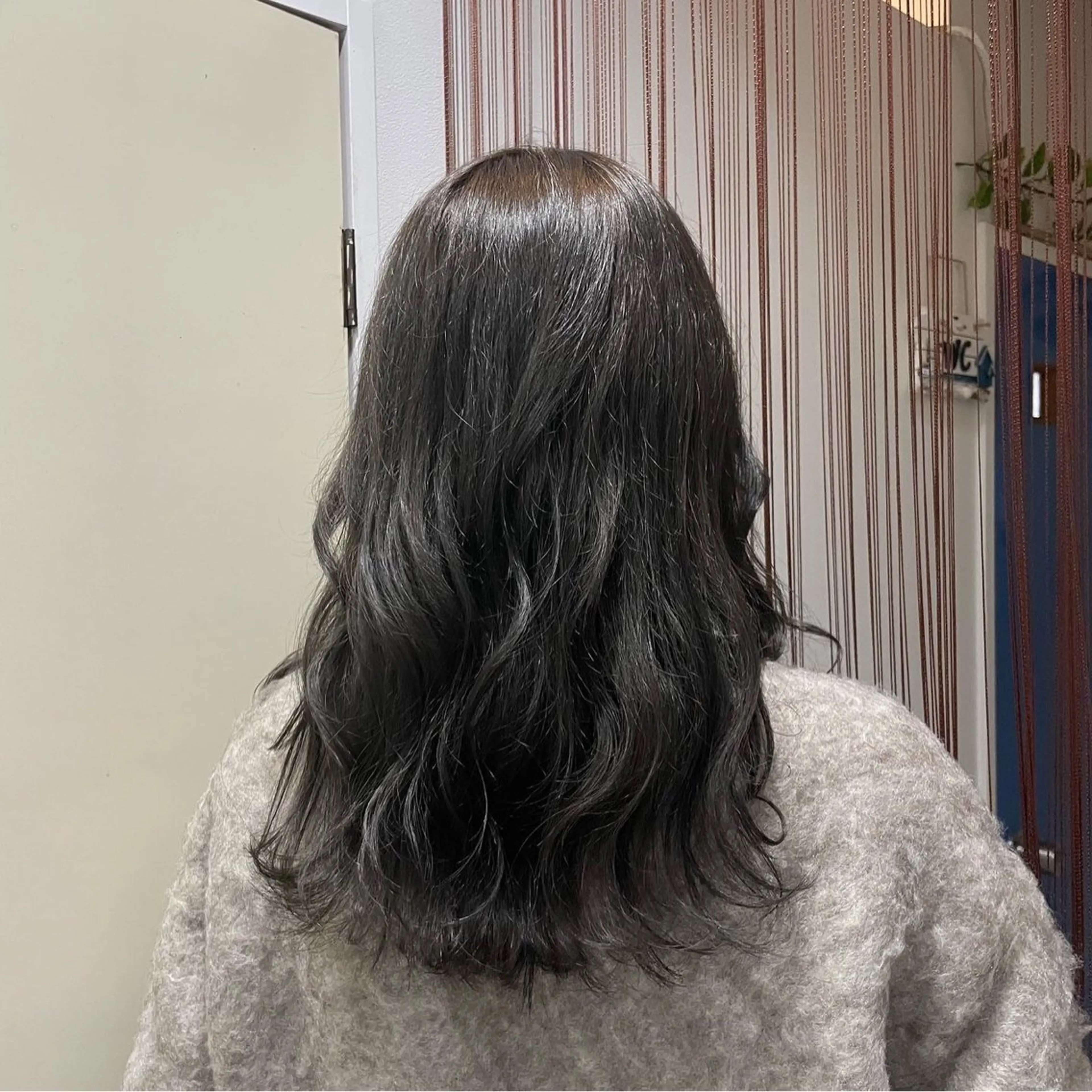 ミディアム カラー グレージュ オリーブグレージュ オリーブグレー 🖤keina🖤 詳細必読:*･のヘアスタイル