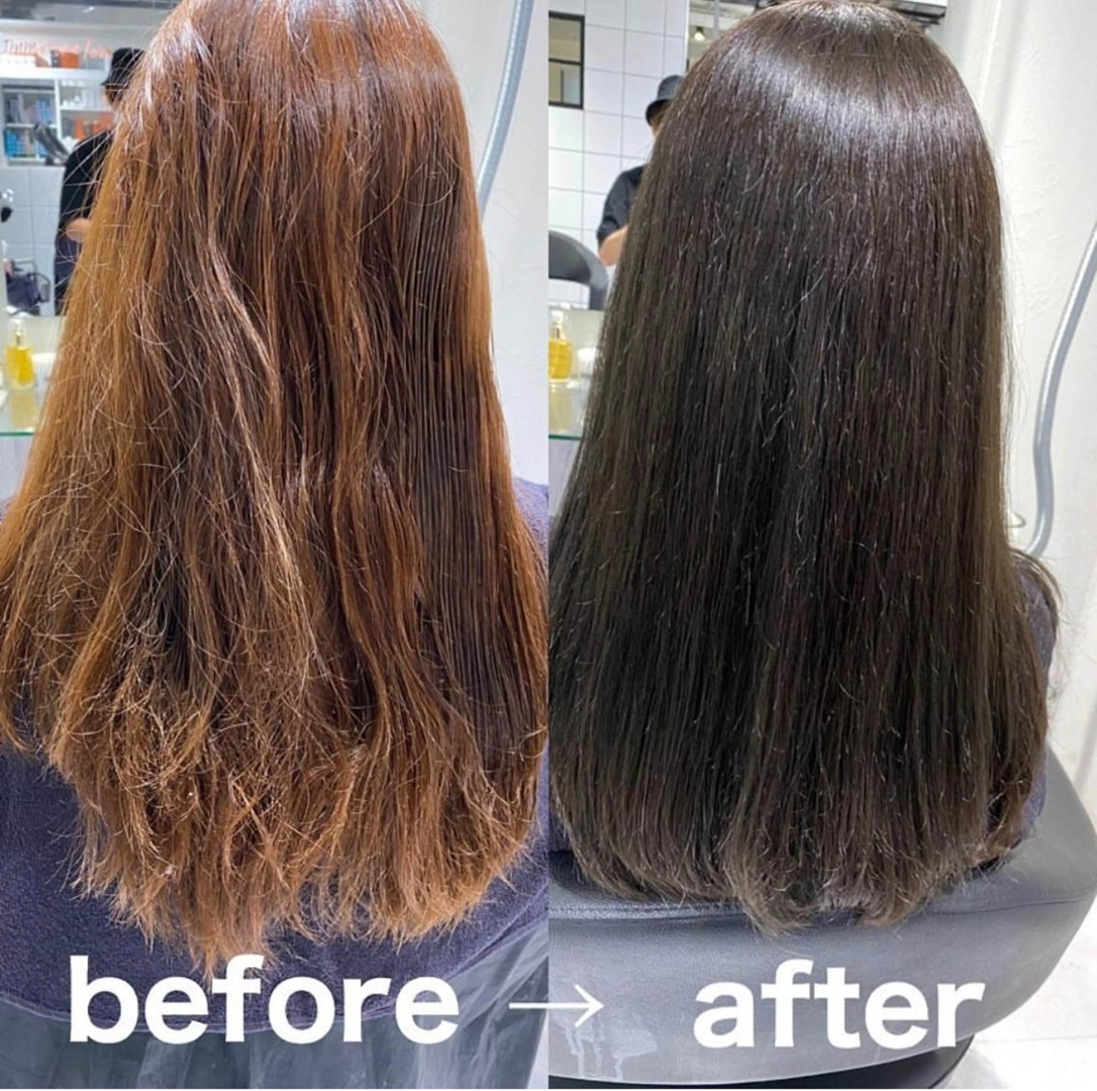 カラー ヘアカラー トリートメント ブリーチなしで 全国から予約殺到♡のヘアスタイル