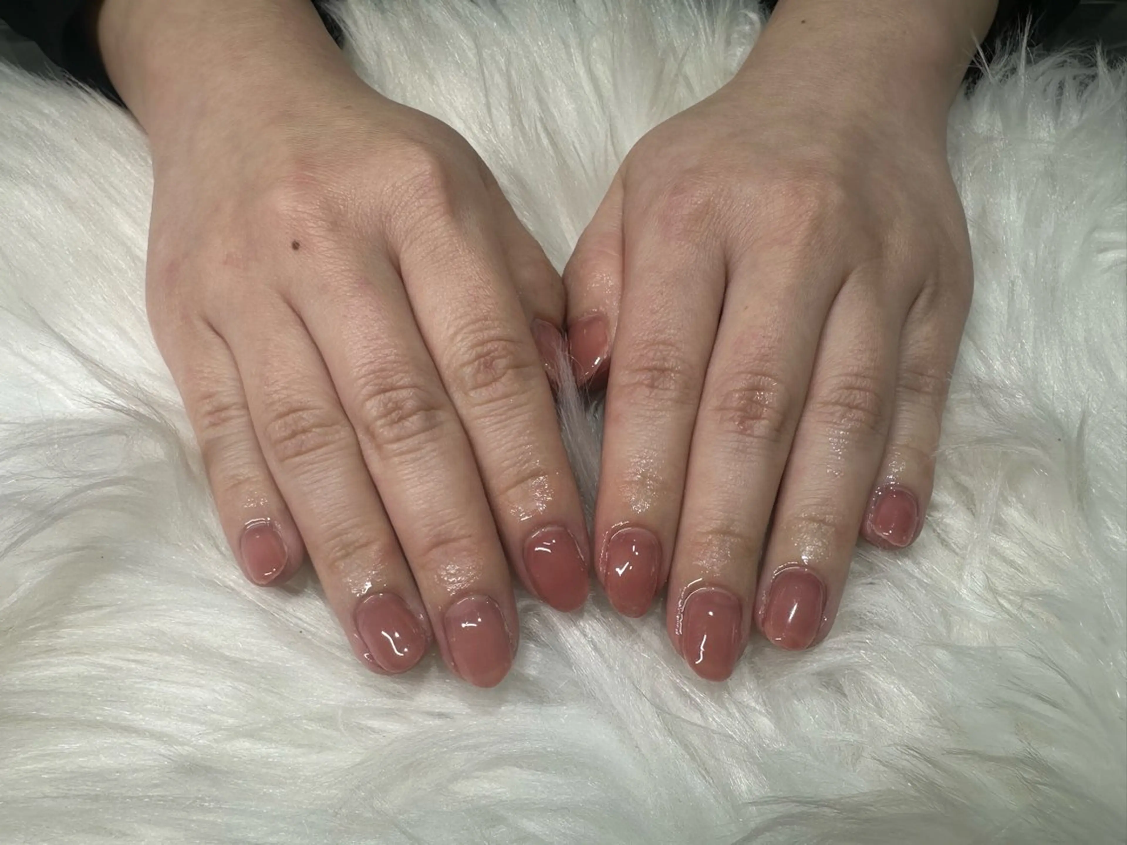 ネイル ワンカラーネイル ピンク Viel💅 〜yuki〜のネイルデザイン