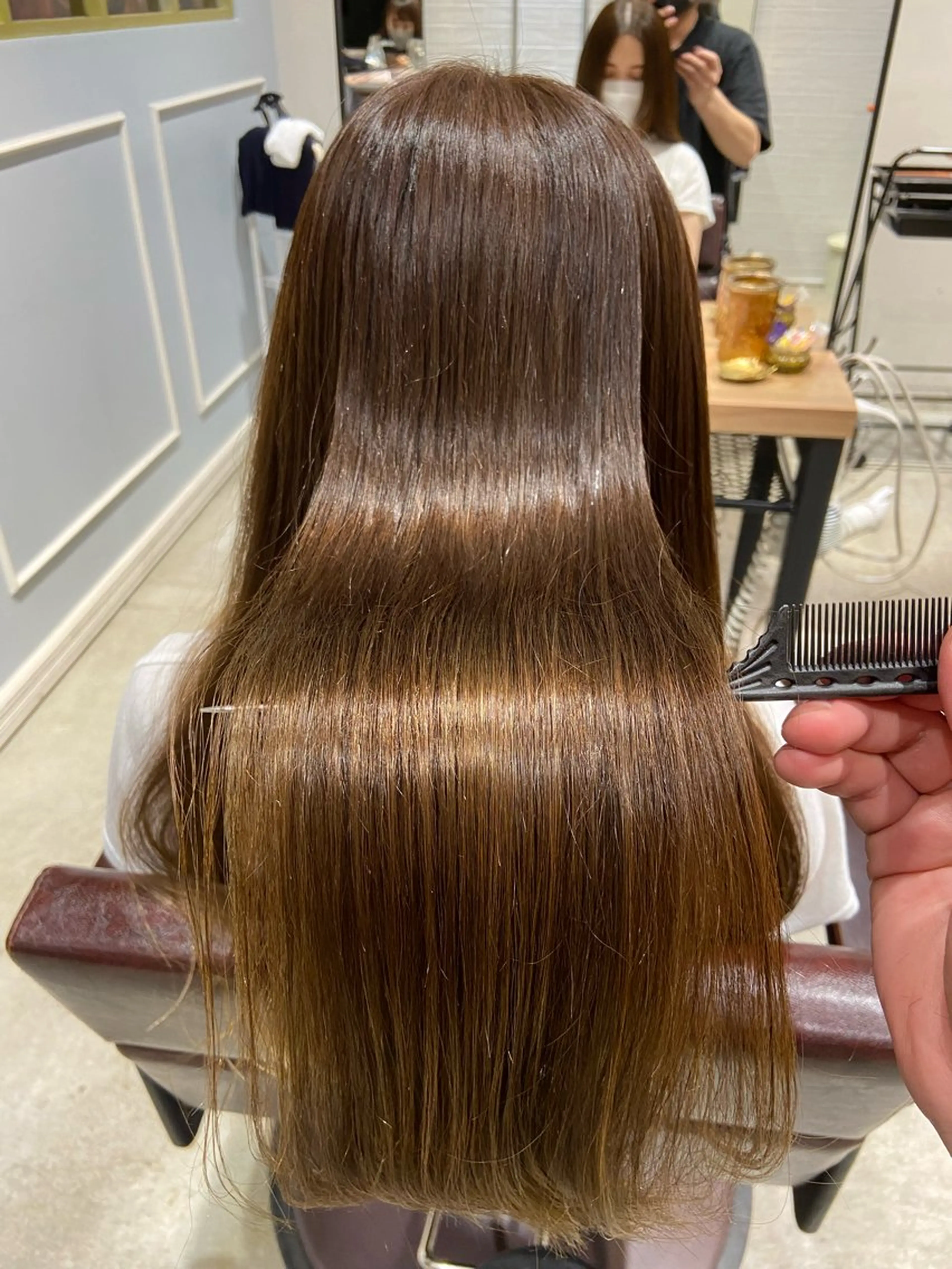 ロング カラー 髪質改善 カット ヘアカラー トリートメント amie   水戸所属・レイヤー💧艶髪 💧Syotaのヘアスタイル