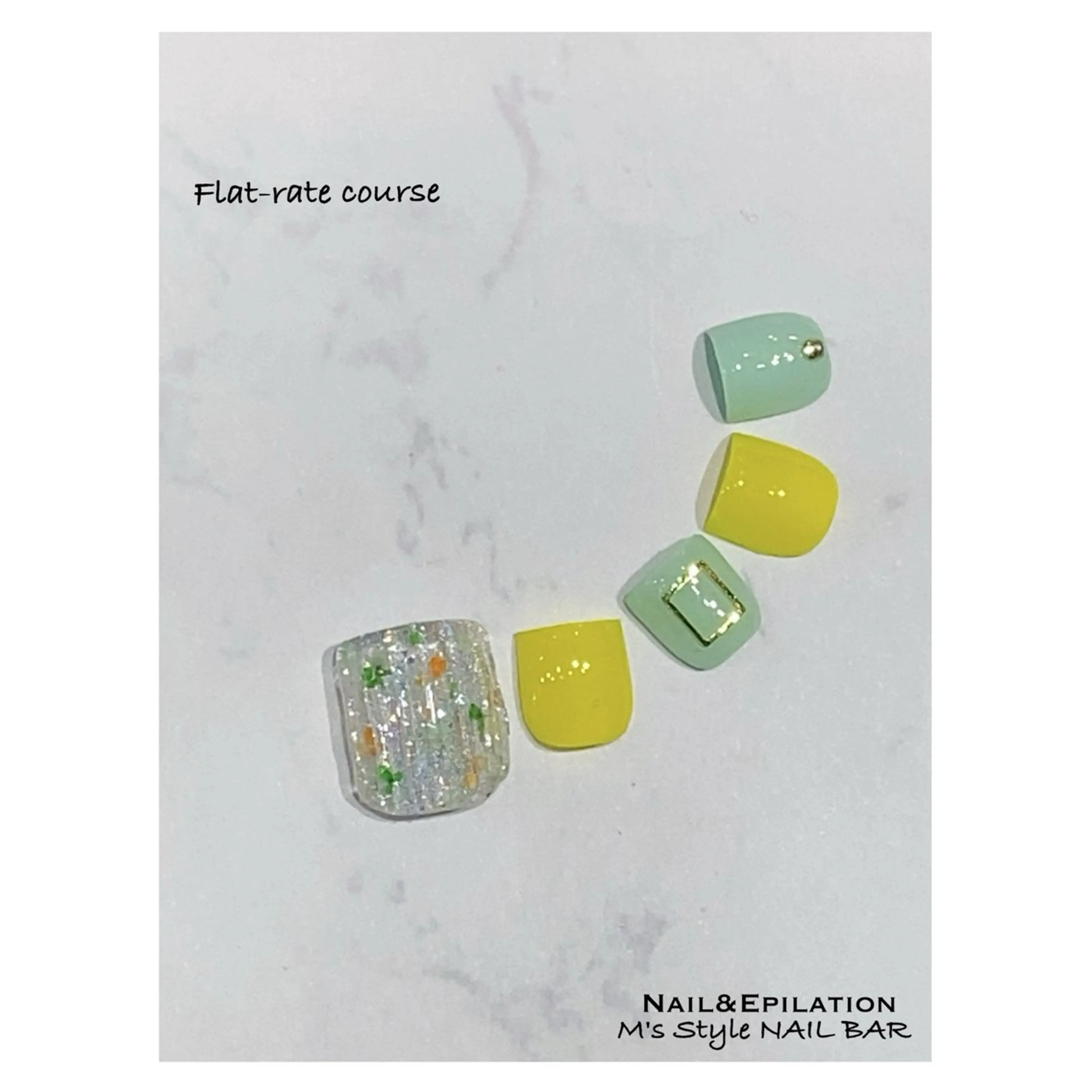 ネイル 成人式 フットネイル フレンチネイル ジェルネイル 韓国ネイル フットネイル M's Style NAIL BARのネイルデザイン