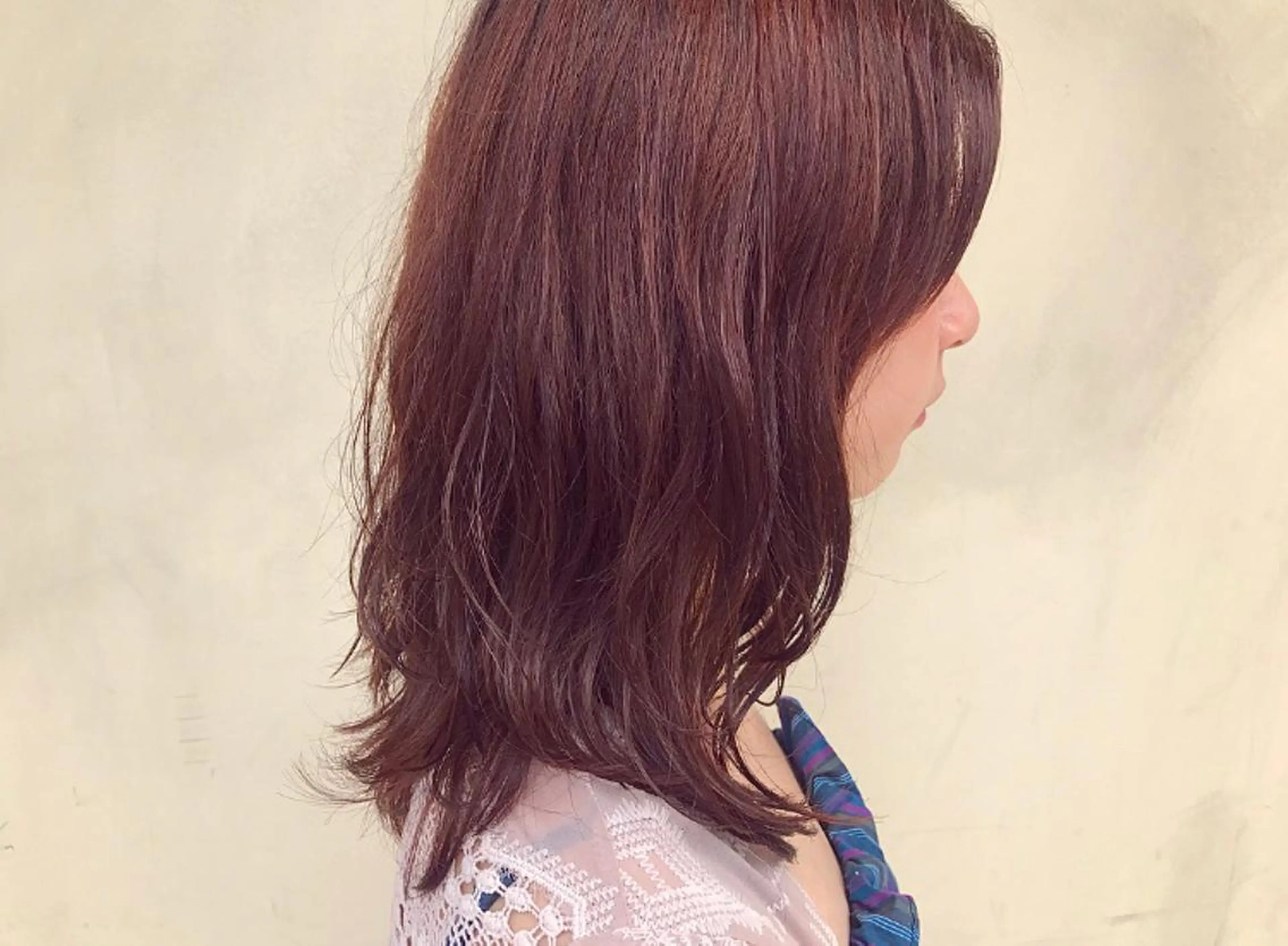 ミディアム ピンクブラウン 大阪福島韓国束感まつ げ Sayaka🤍のマツエク・マツパデザイン