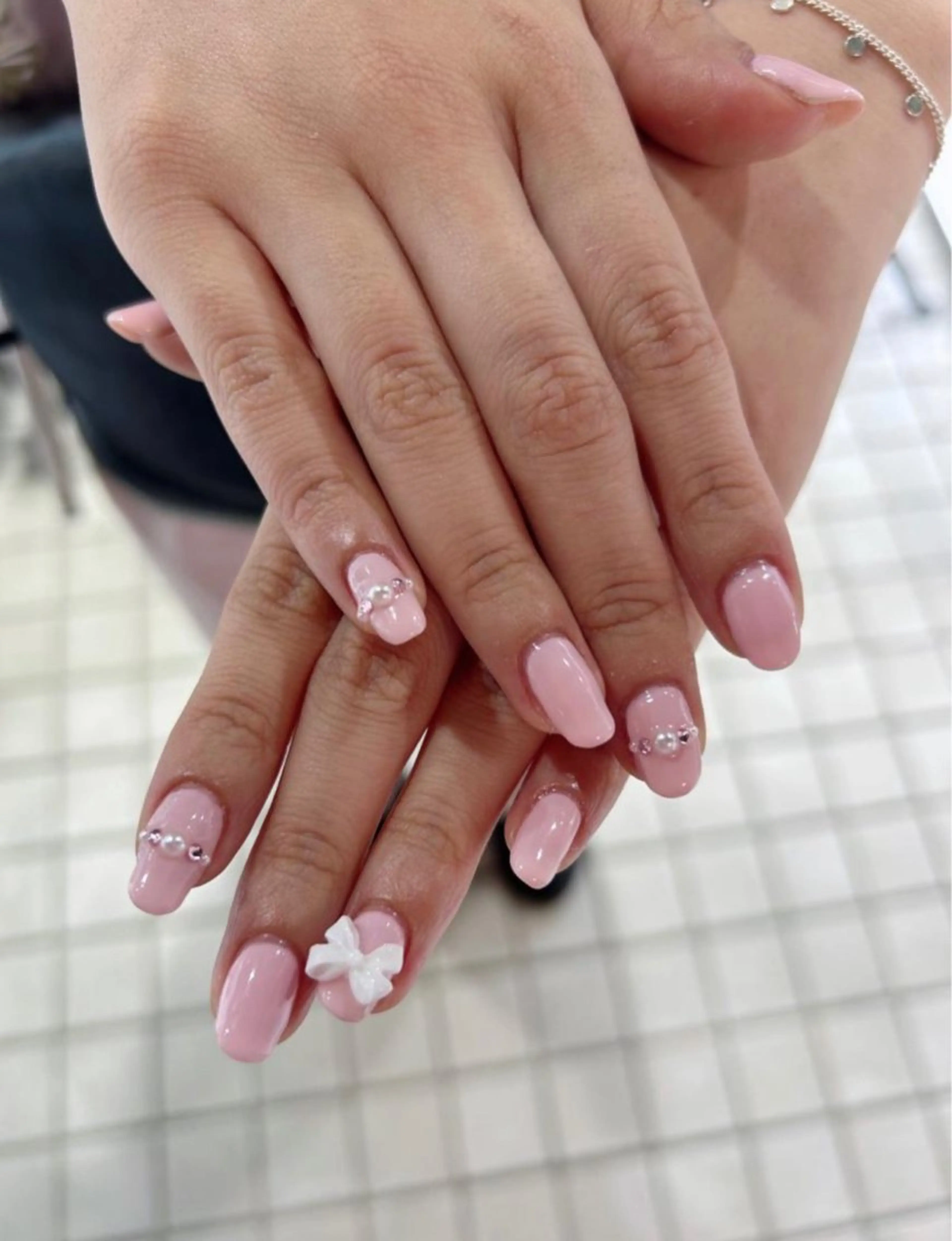 ネイル 持ち込み 韓国レイヤー🇰🇷 🤍🎀honokaのヘアスタイル