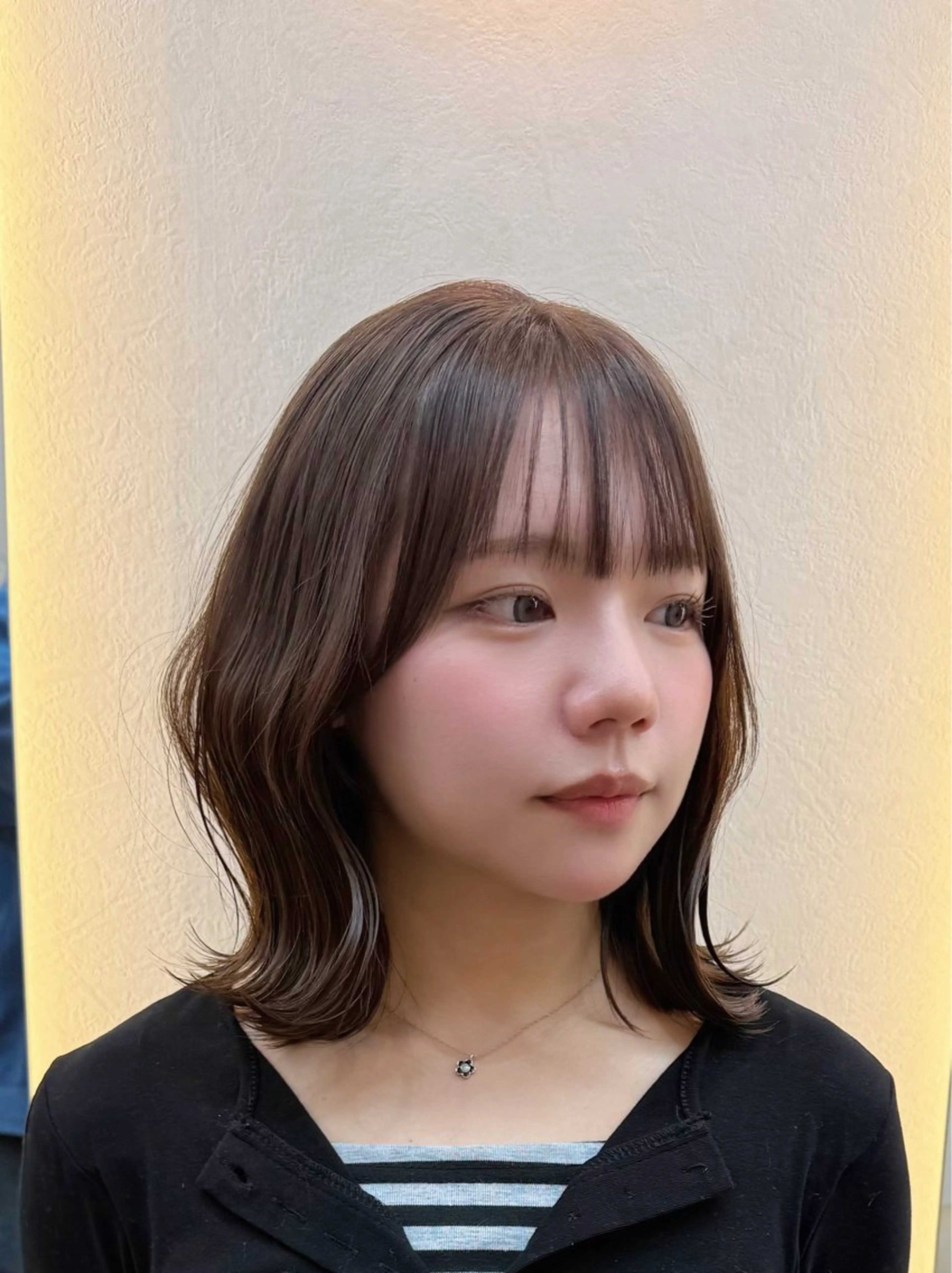 ミディアム カット トリートメント Hello by Sea所属・レイヤー/艶髪/ボブ /くびれ/伊藤　勇司のヘアスタイル