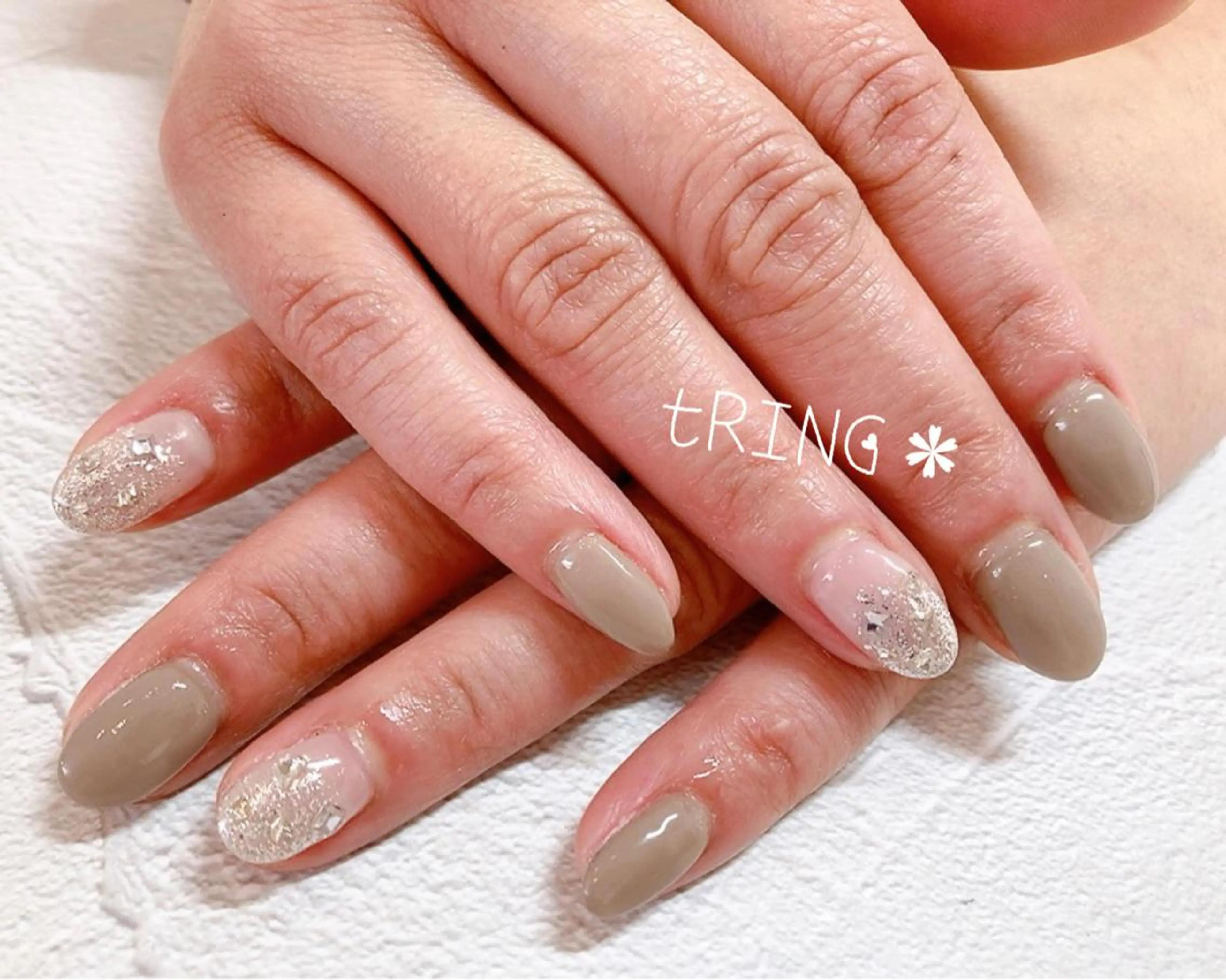 ネイル ハンドネイル tRING＊ しいの木台のネイルデザイン