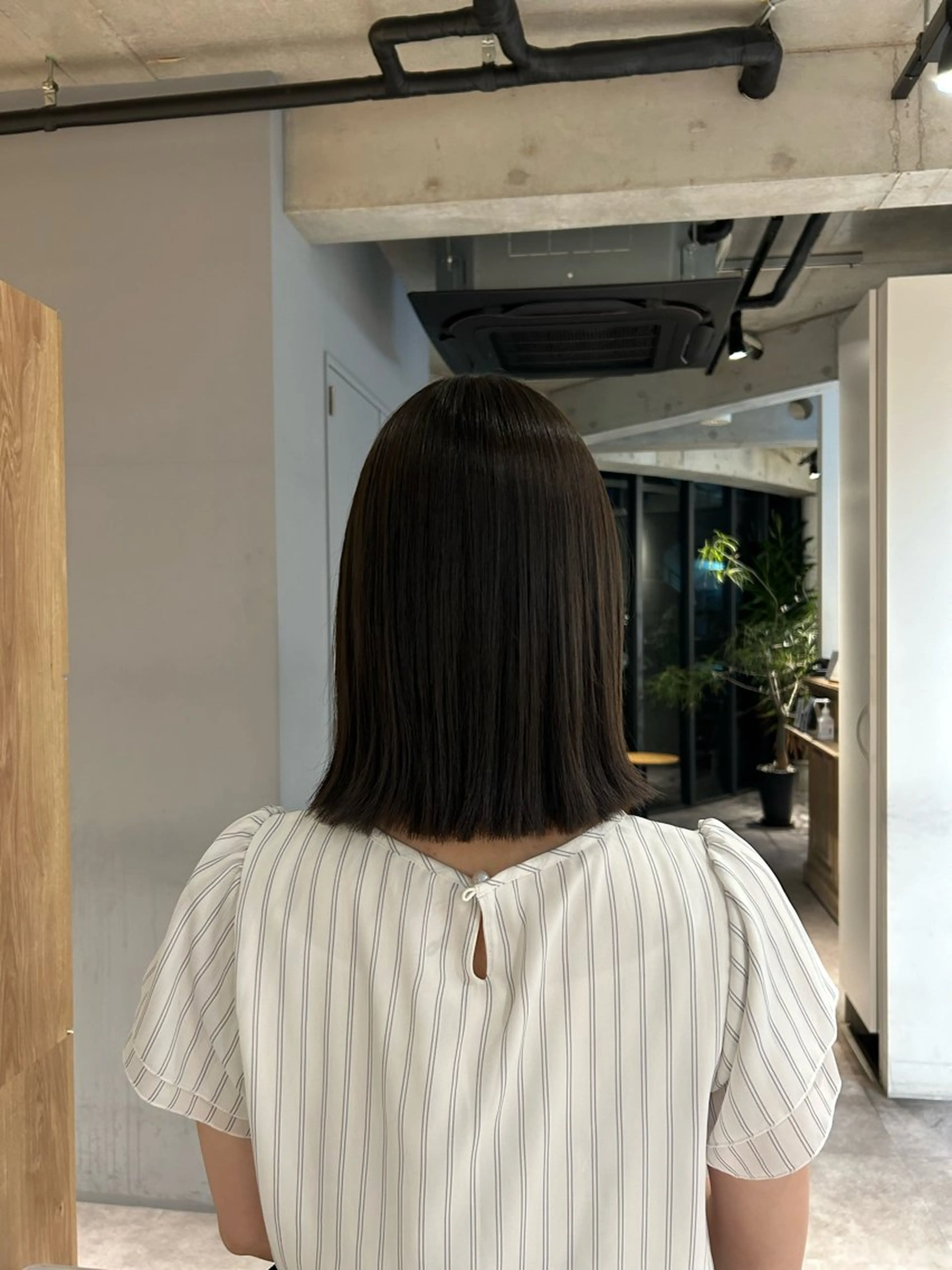 ミディアム ボブ 葉月/ボブ/ 透明感カラー／中目黒のヘアスタイル