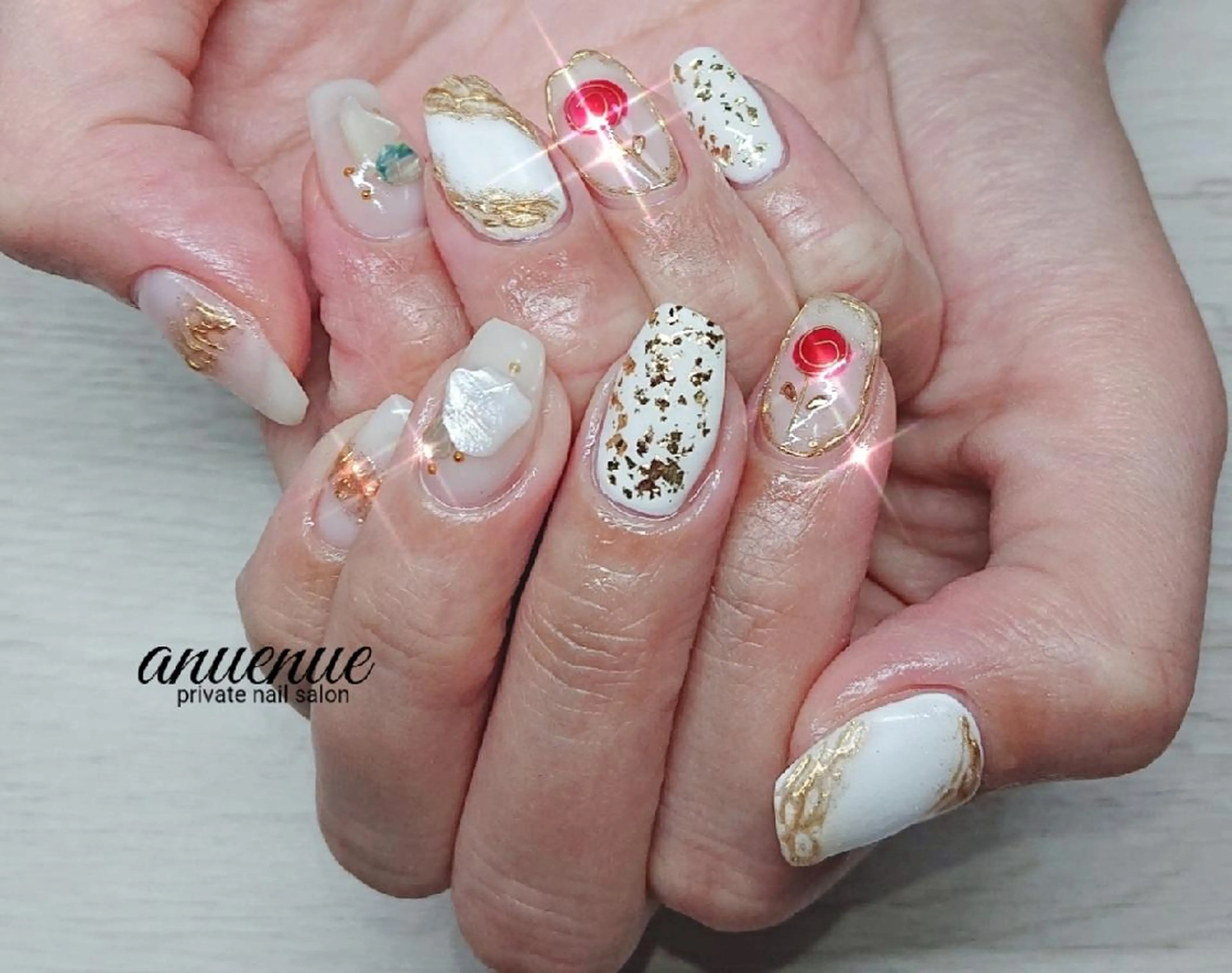 ネイル ハンドネイル ハンドケア anuenu eのネイルデザイン