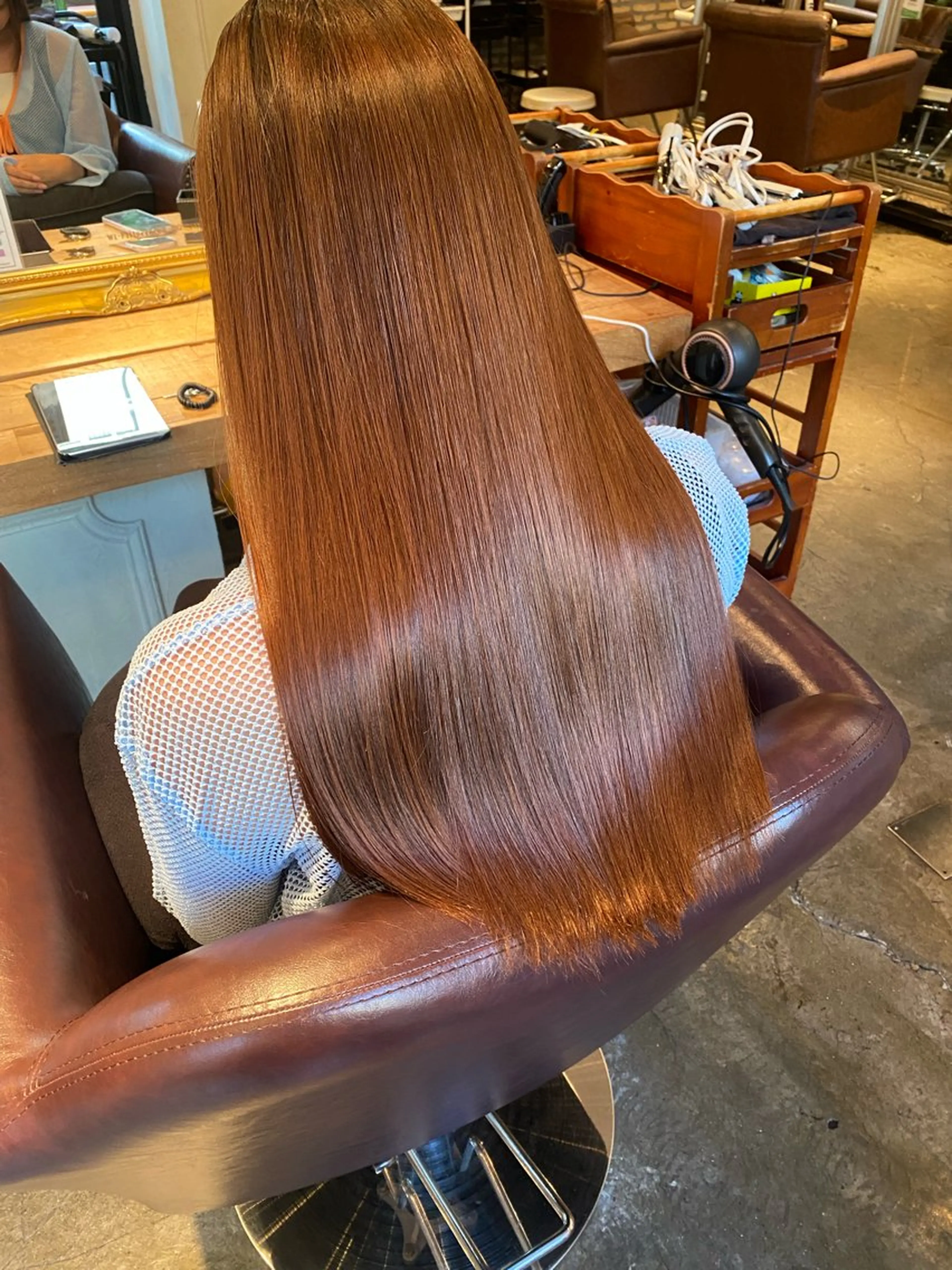 ロング 縮毛矯正 髪質改善／美髪矯正 林田和真のヘアスタイル