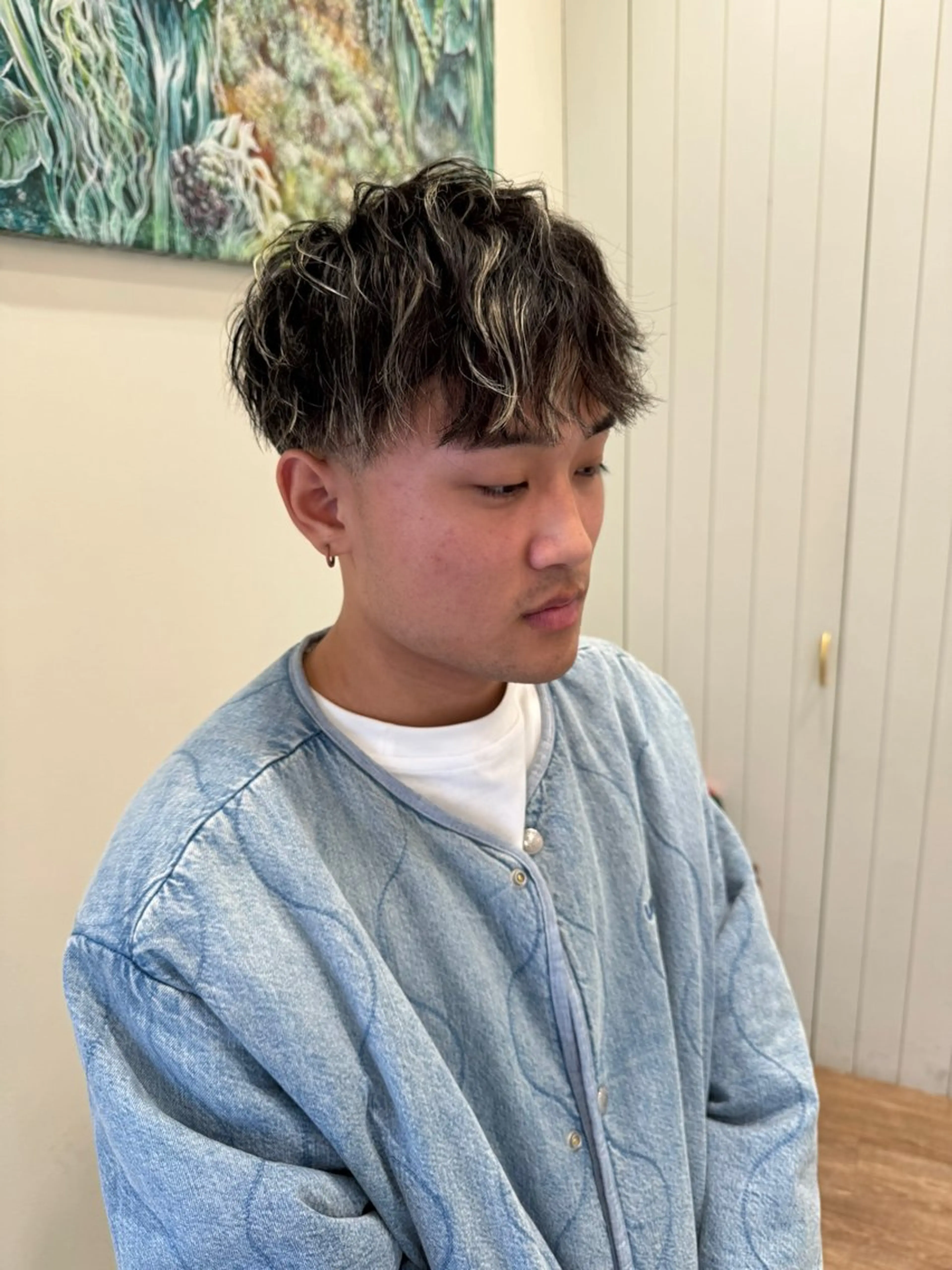 メンズ カット メンズカット/ ブリーチ/かほのヘアスタイル