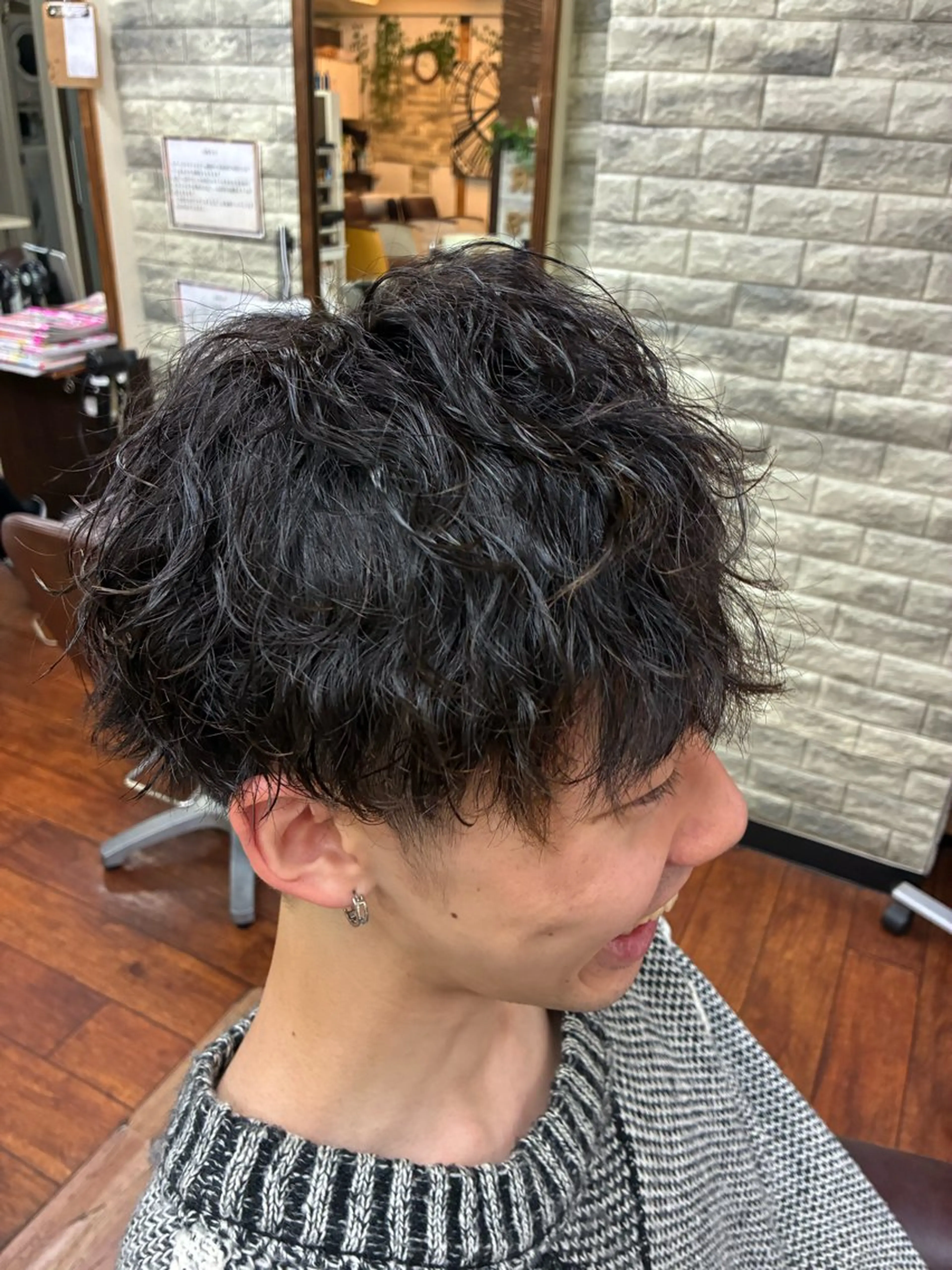 パーマ メンズ 川口 泰征のヘアスタイル