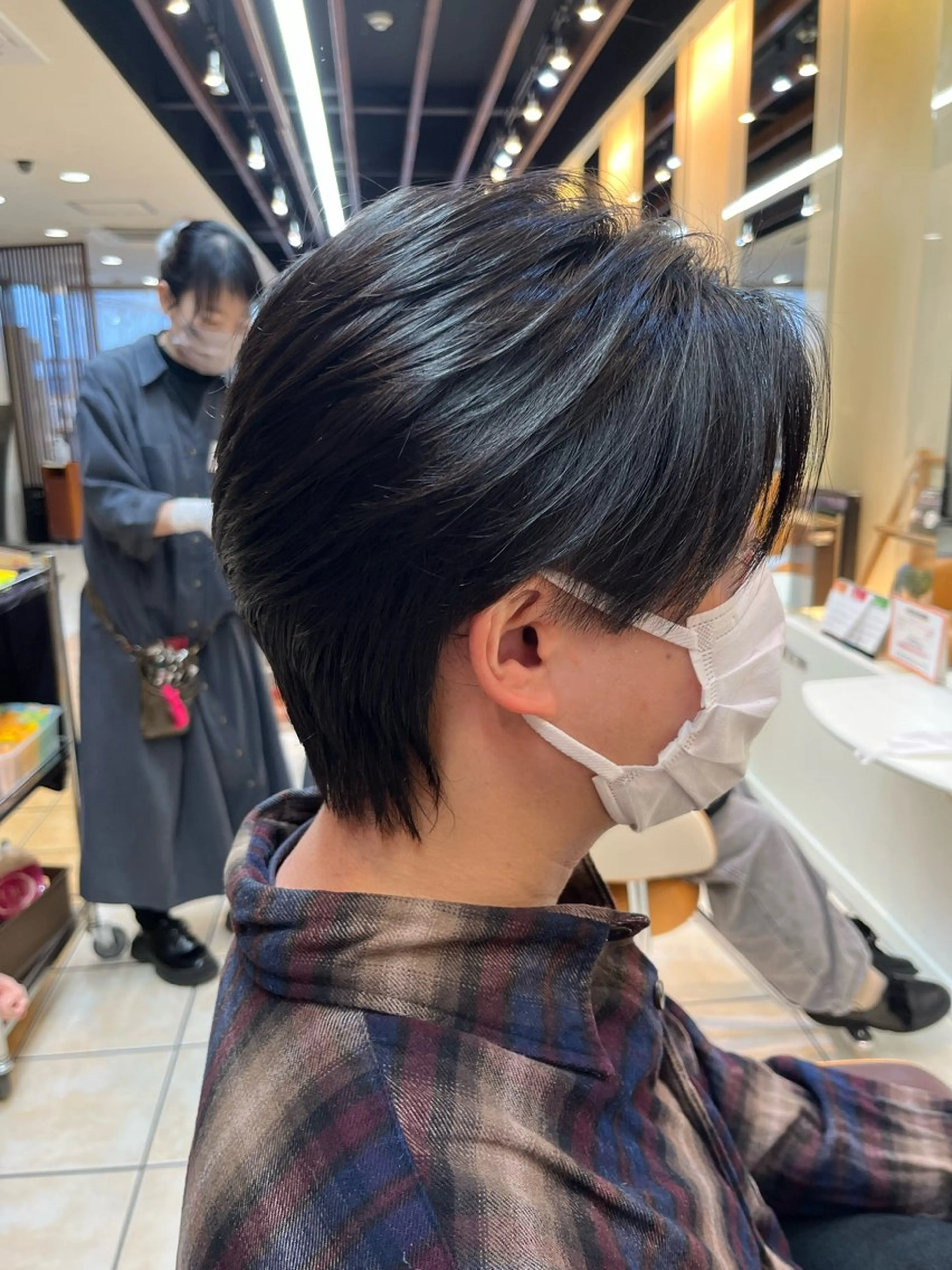 ショート メンズ センターパート メンズ特化/パーマ/ 髪質改善　高野奨馬のヘアスタイル