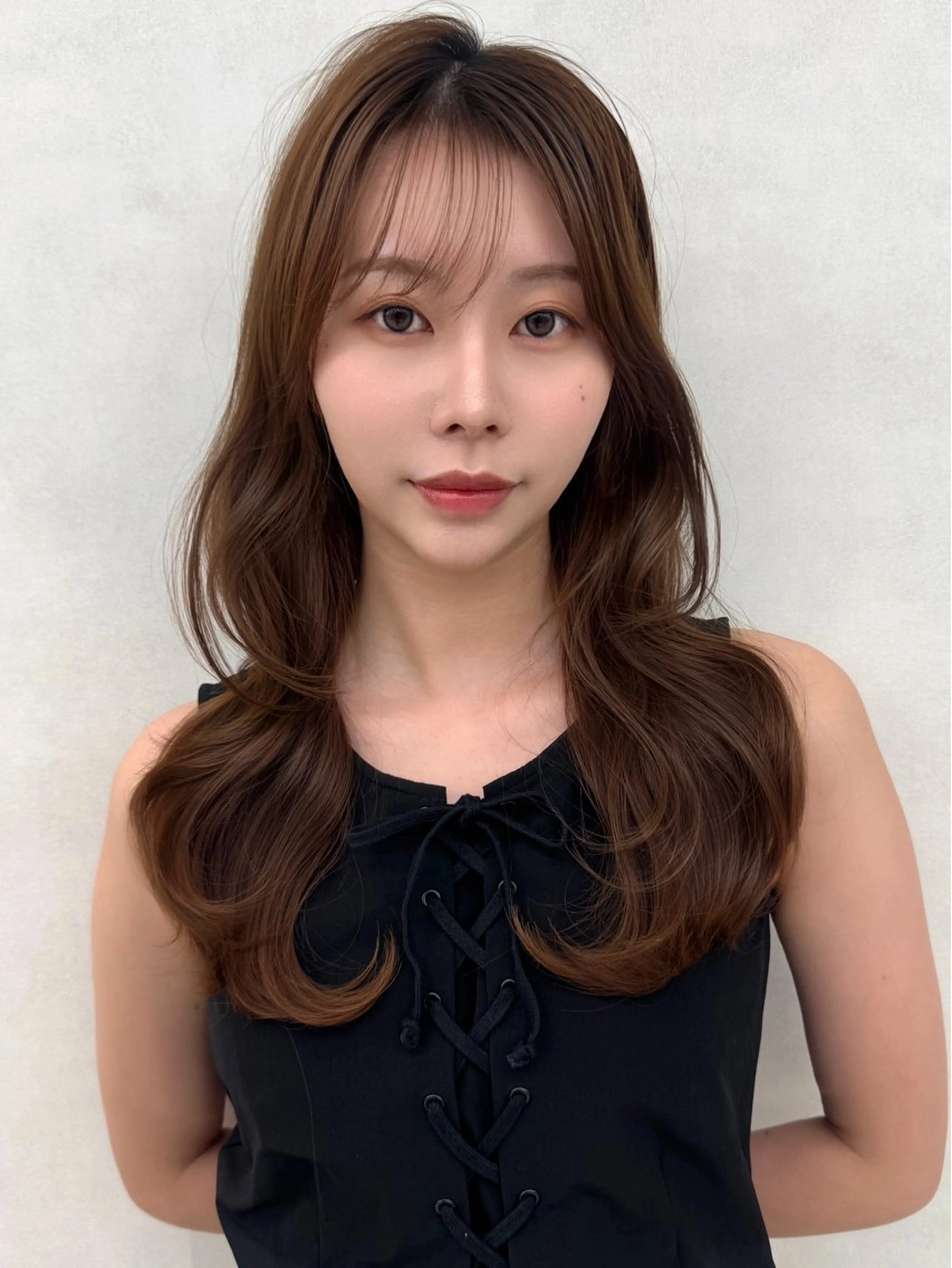 ロング カット ヘアカラー トリートメント 🔮韓国スタイル/艶 カラー/あやか🔮のヘアスタイル