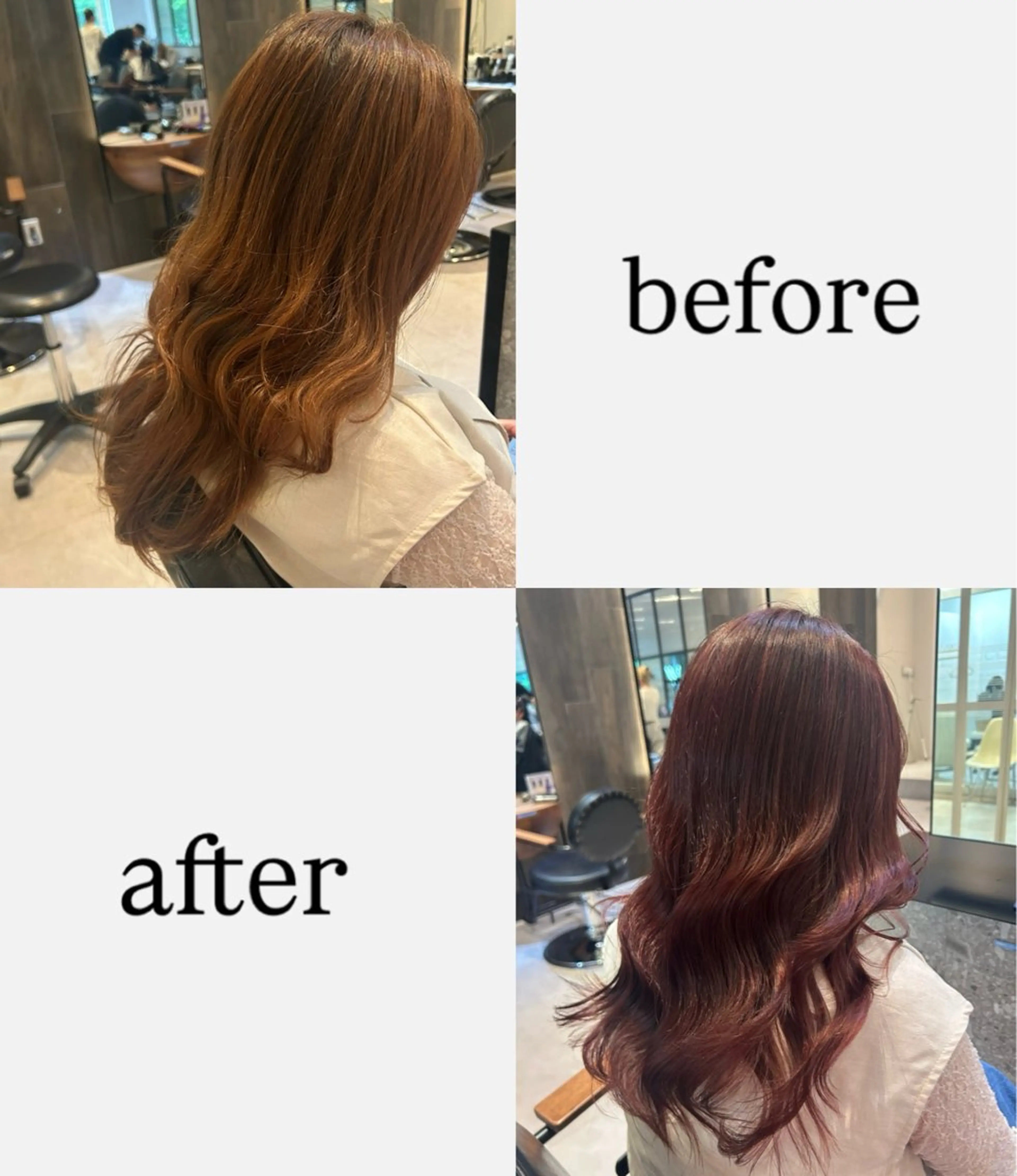 セミロング カラー ヘアアレンジ ブラウンカラー トリートメント 縮毛矯正/カット/ 韓国ヘア/蛯原🍤のヘアスタイル