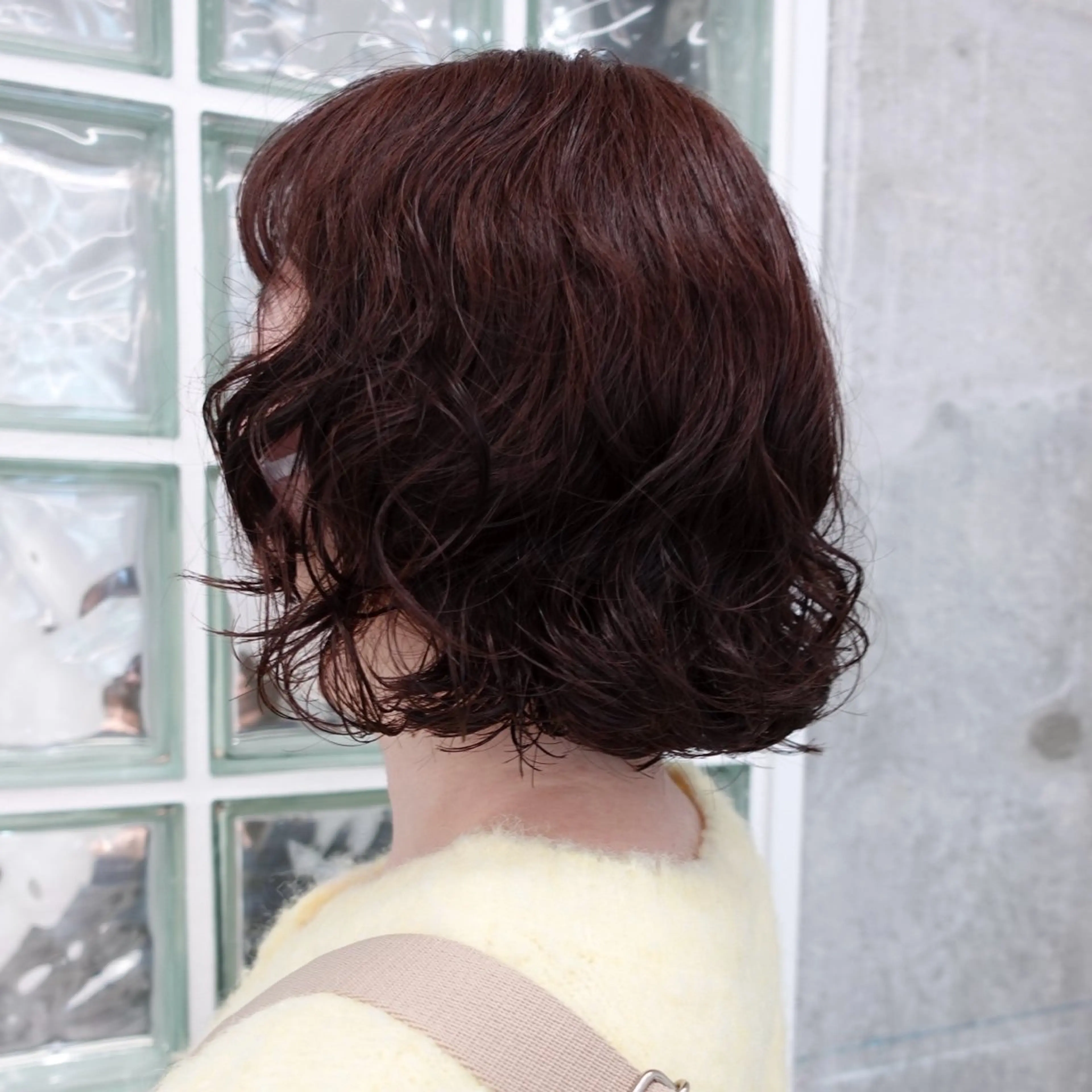 ショート カラー パーマ ヘアアレンジ ブラウンカラー ラベンダーカラー ピンクカラー ボブ カット ヘアカラー パーマ 🌐サトウ リョウ🌐のヘアスタイル