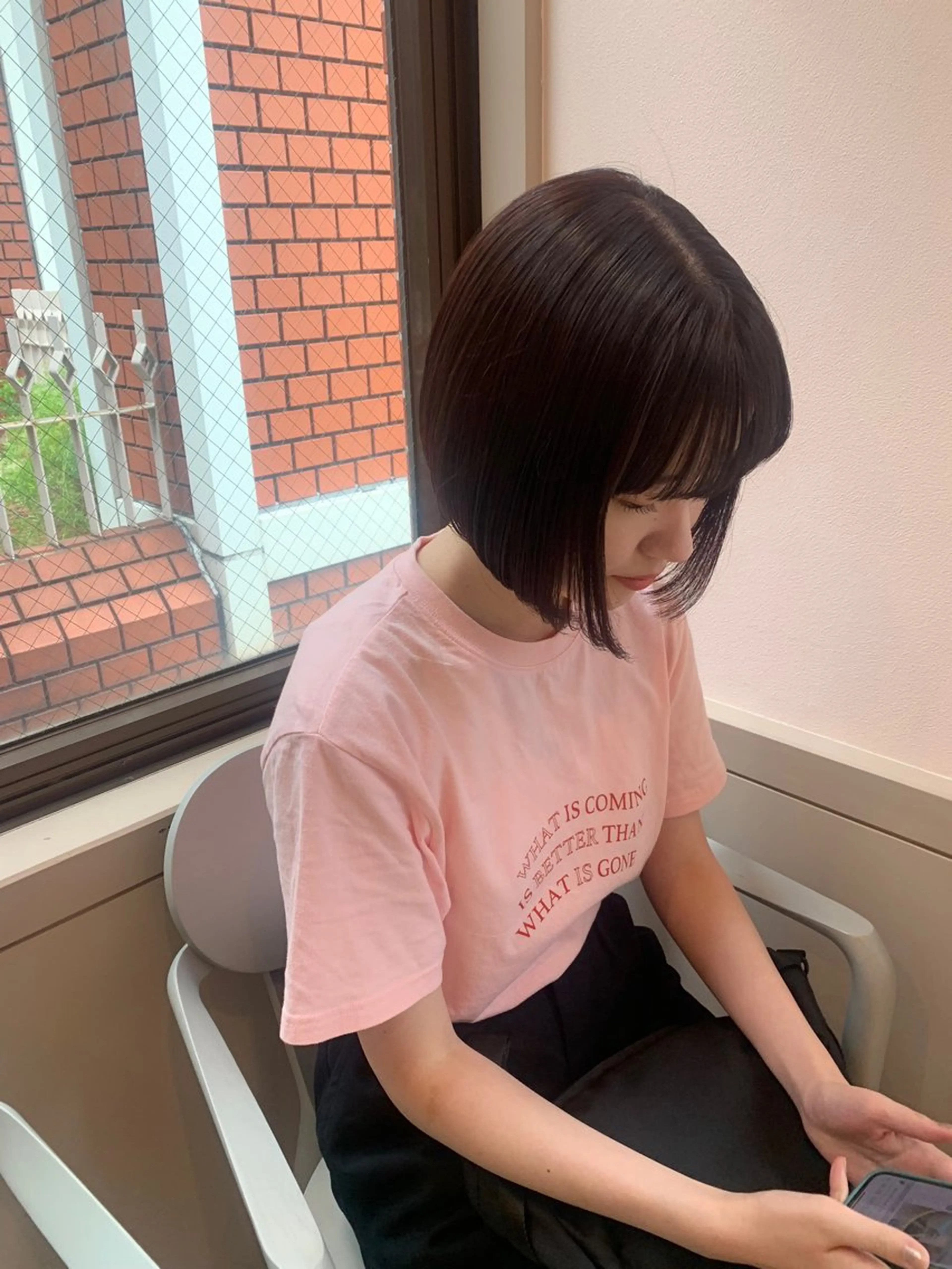 カラー ブラウンカラー ピンクカラー rio .のヘアスタイル