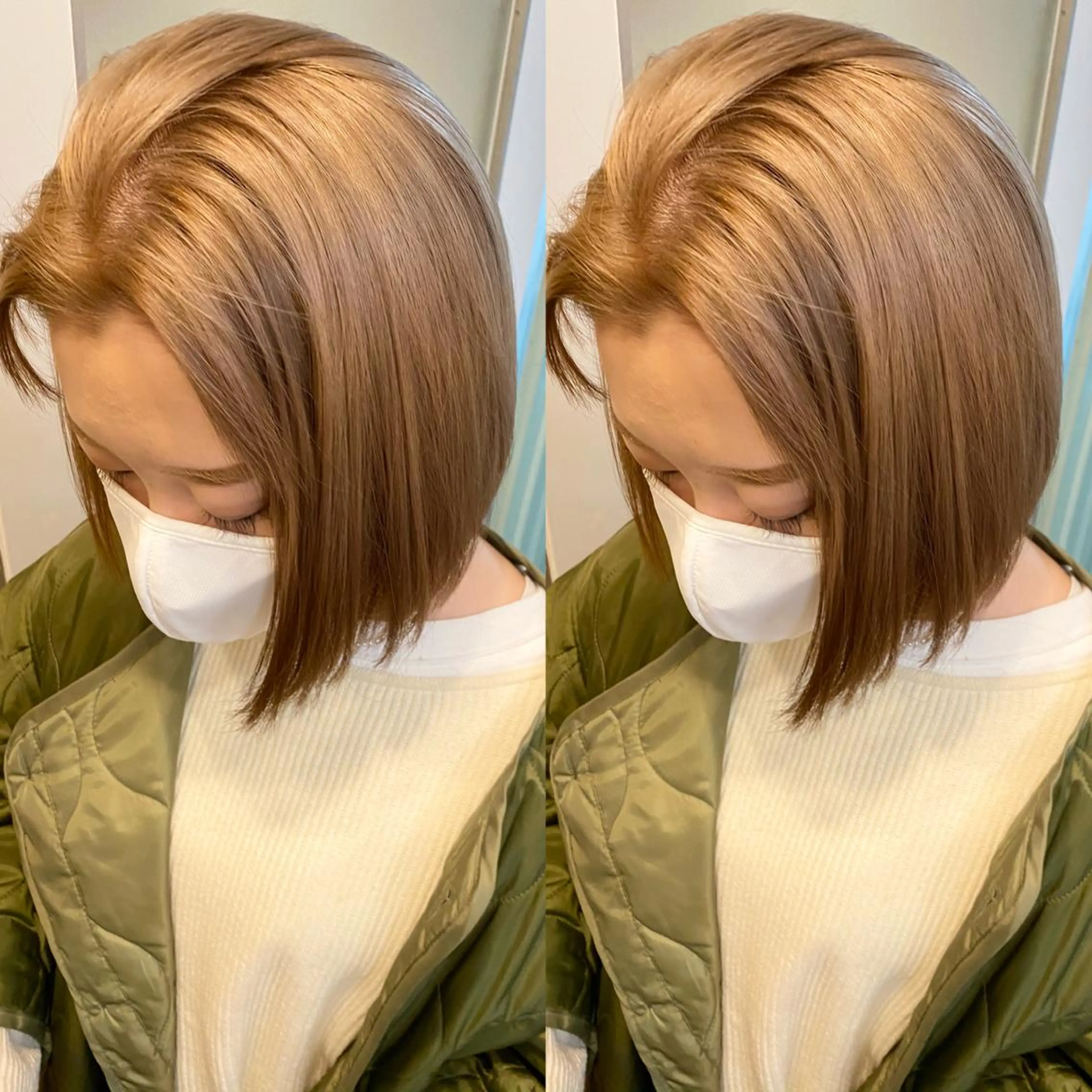 ショート カラー ⭐️横浜ブリーチ特化 美容師　堤涼⭐️のヘアスタイル