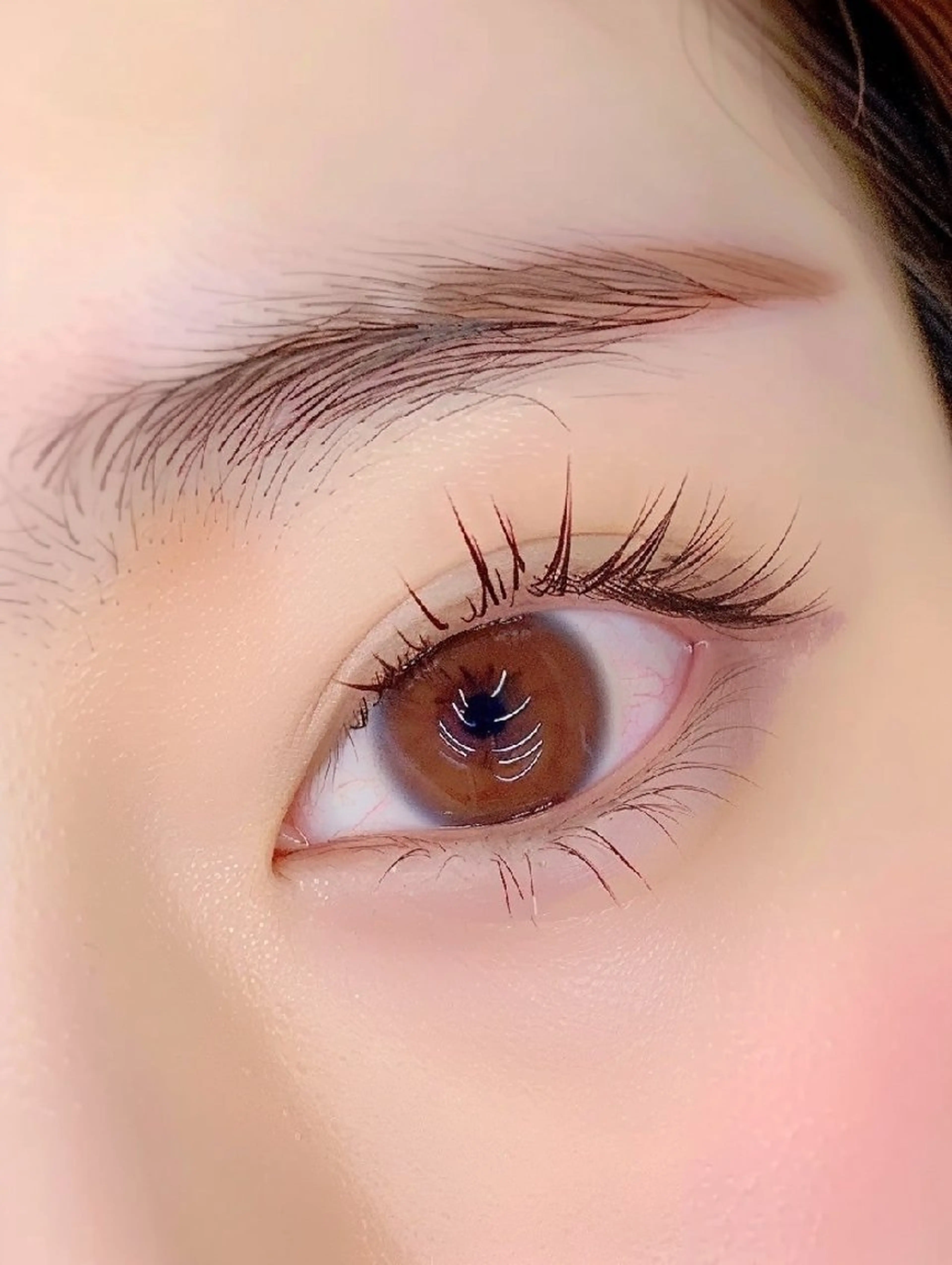 カラー 束感まつぱ🥑🤍 NATUKI🤍のヘアスタイル