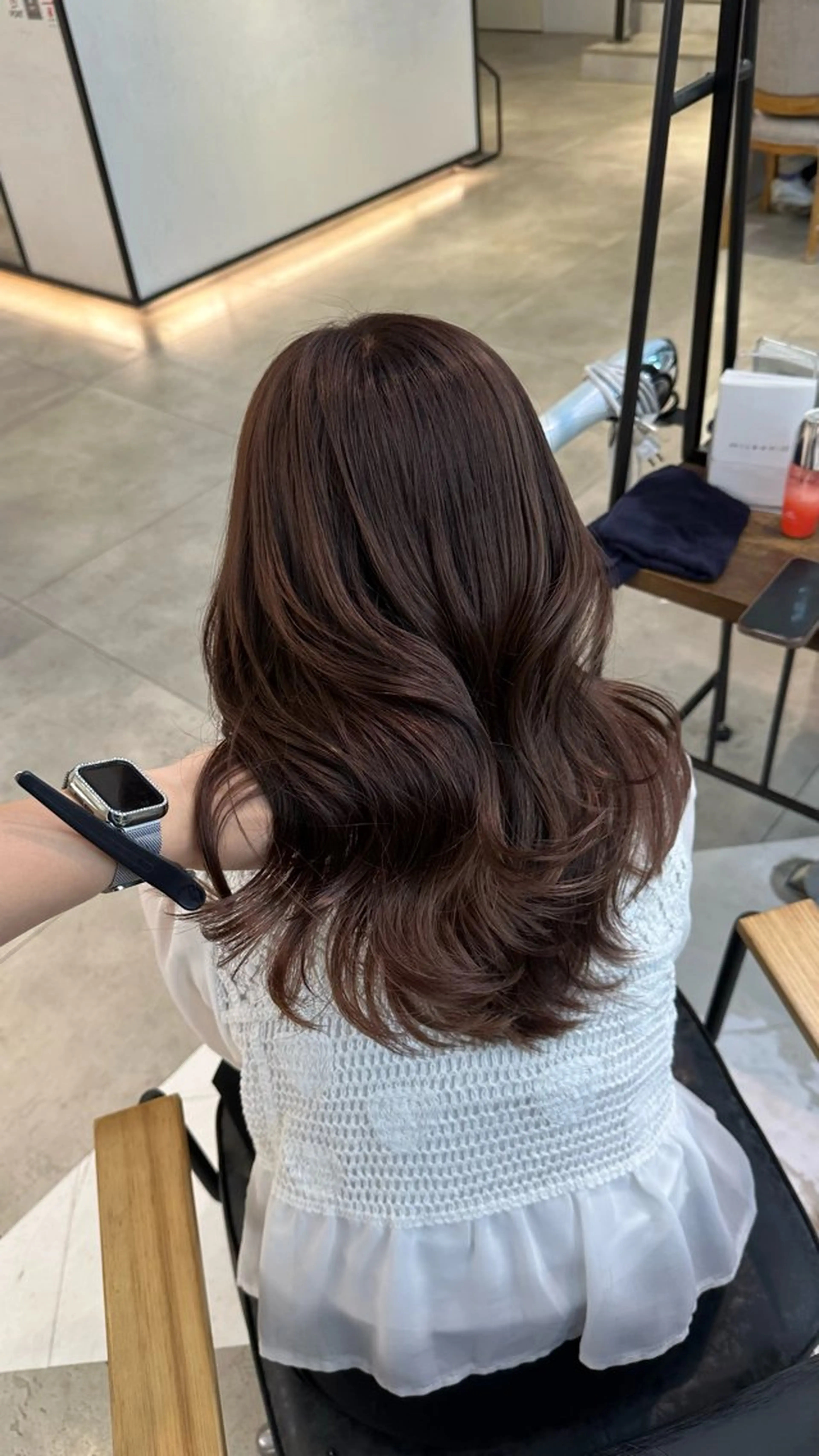 ロング カラー カット ヘアカラー 韓国ヘアメンズ・レデ ィース特化ミクのヘアスタイル