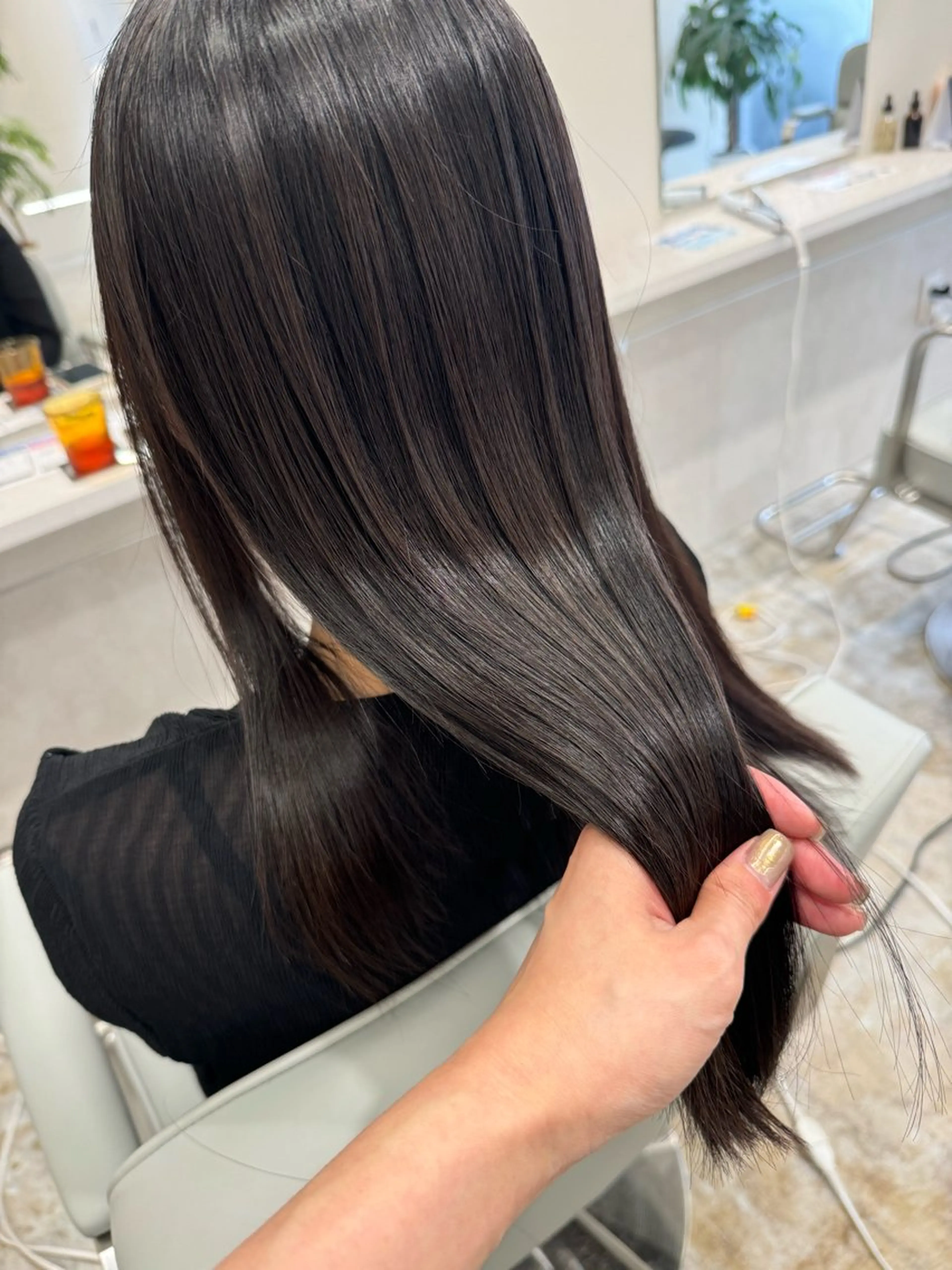 ロング 髪質改善 トリートメント CALME  by bougie ENAのヘアスタイル