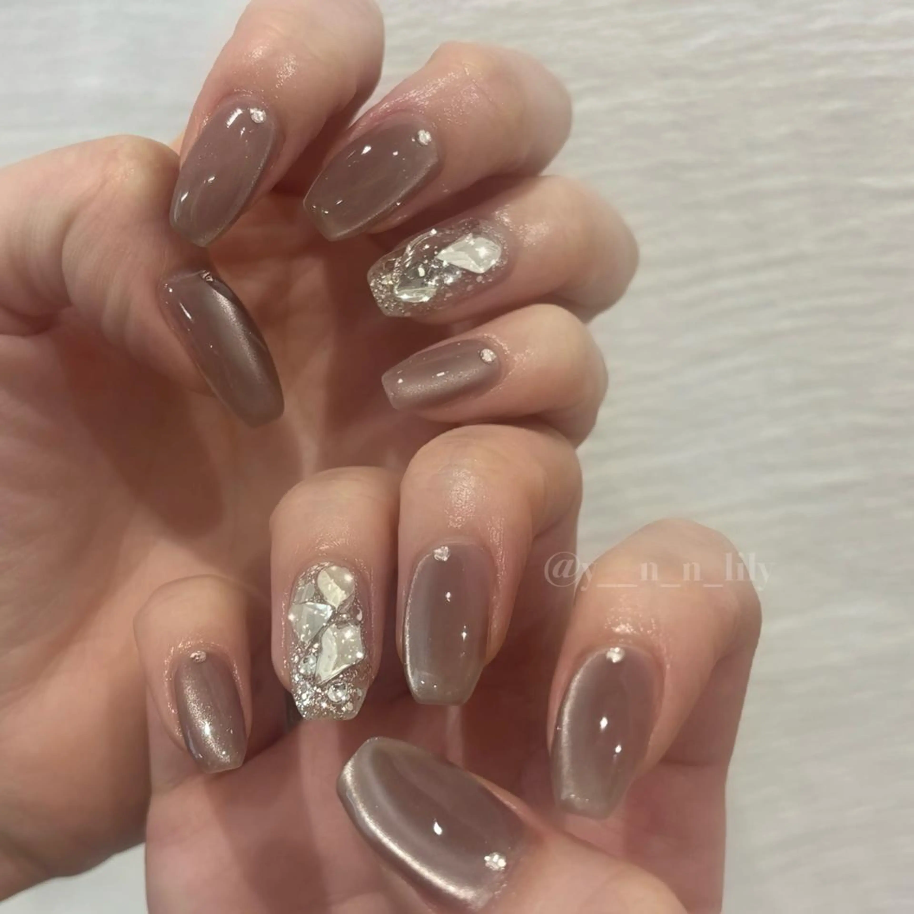 ネイル 新宿代々木/ちゅるん キレイめ/miriのネイルデザイン