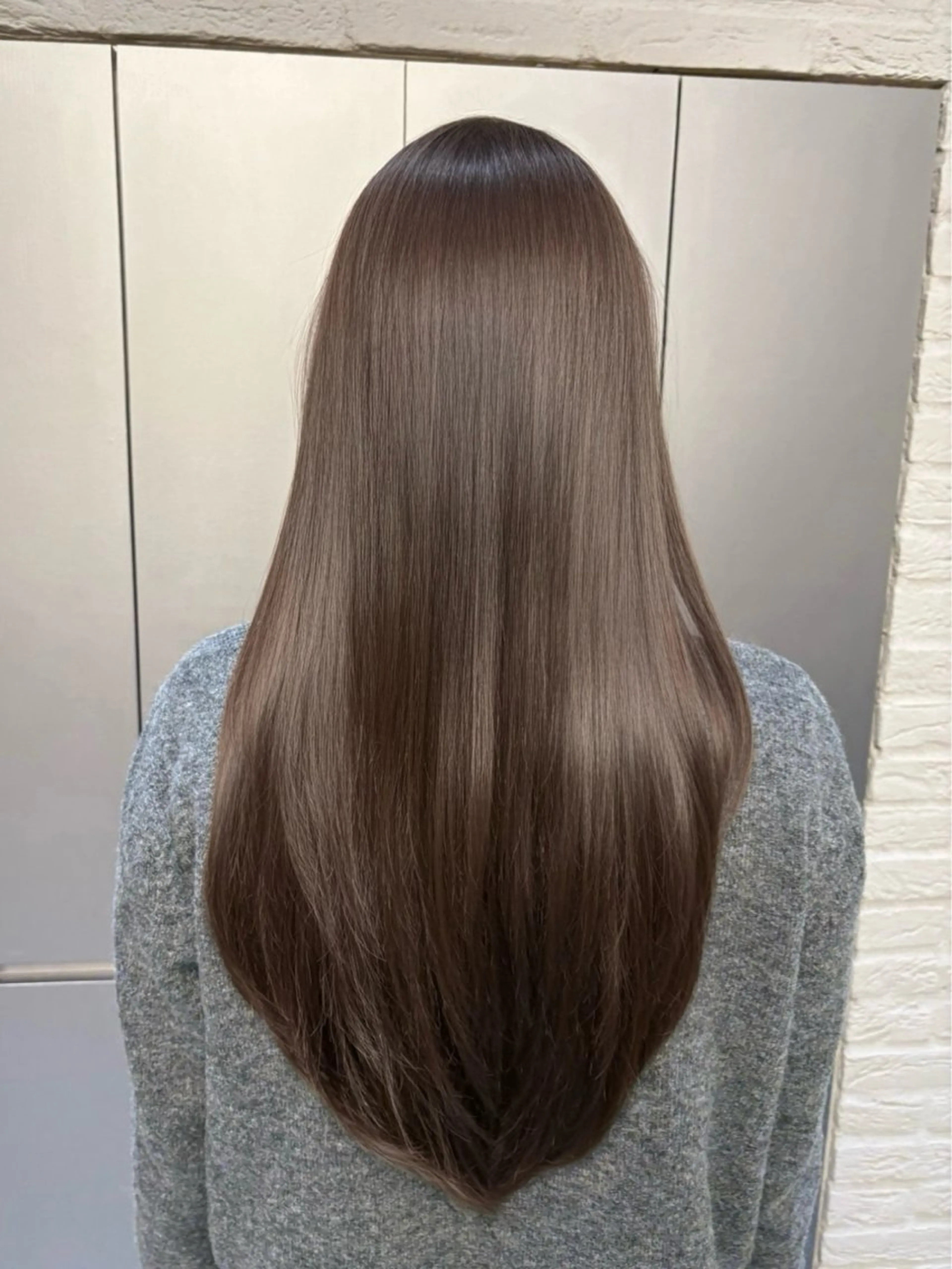 💎ご新規限定💎カット+ケアカラー+髪質改善ケラチントリートメント＋マイクロバブルの写真