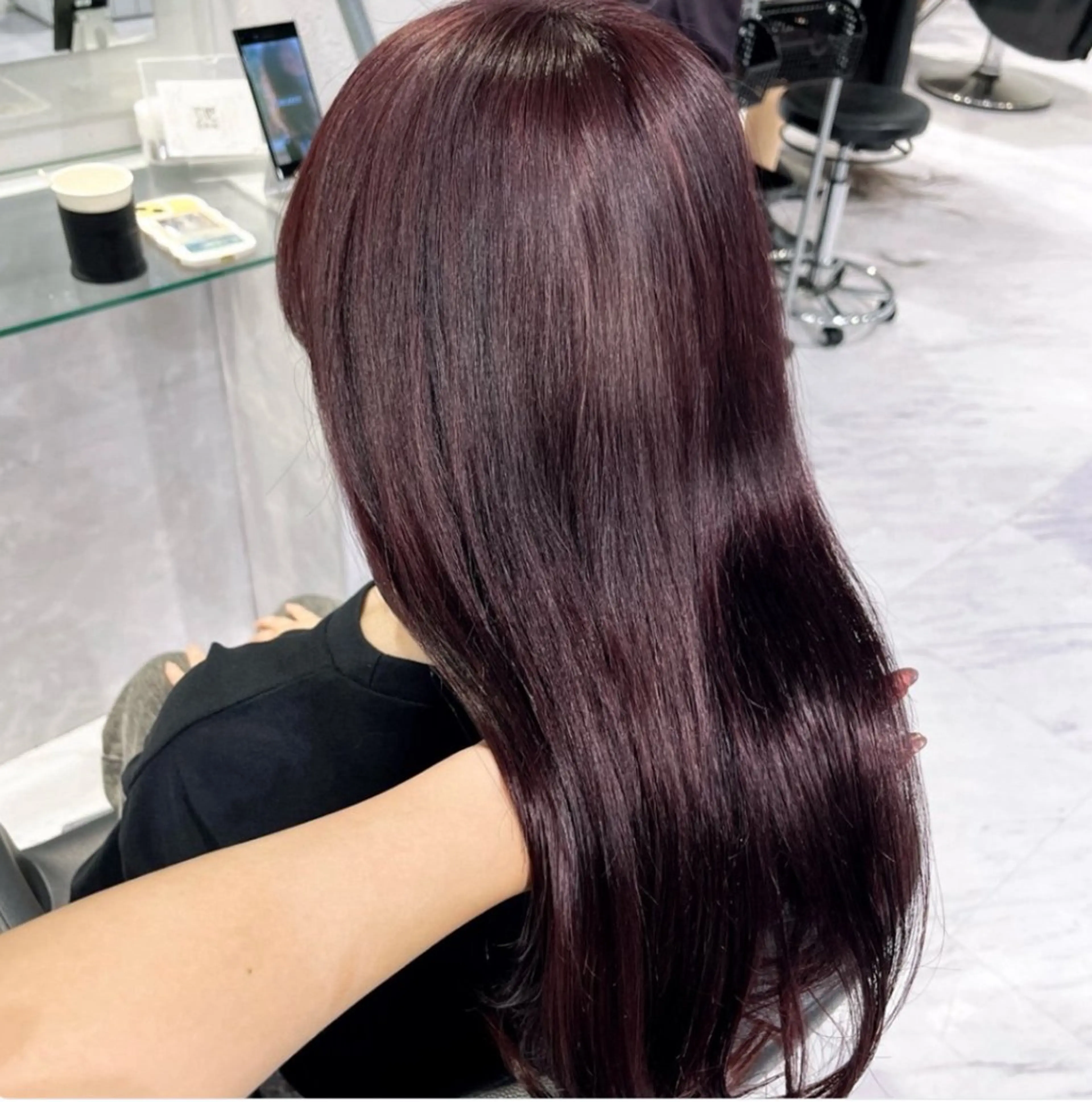 カラー 🫧うる艶トレンド 🫧透明感カラーのヘアスタイル