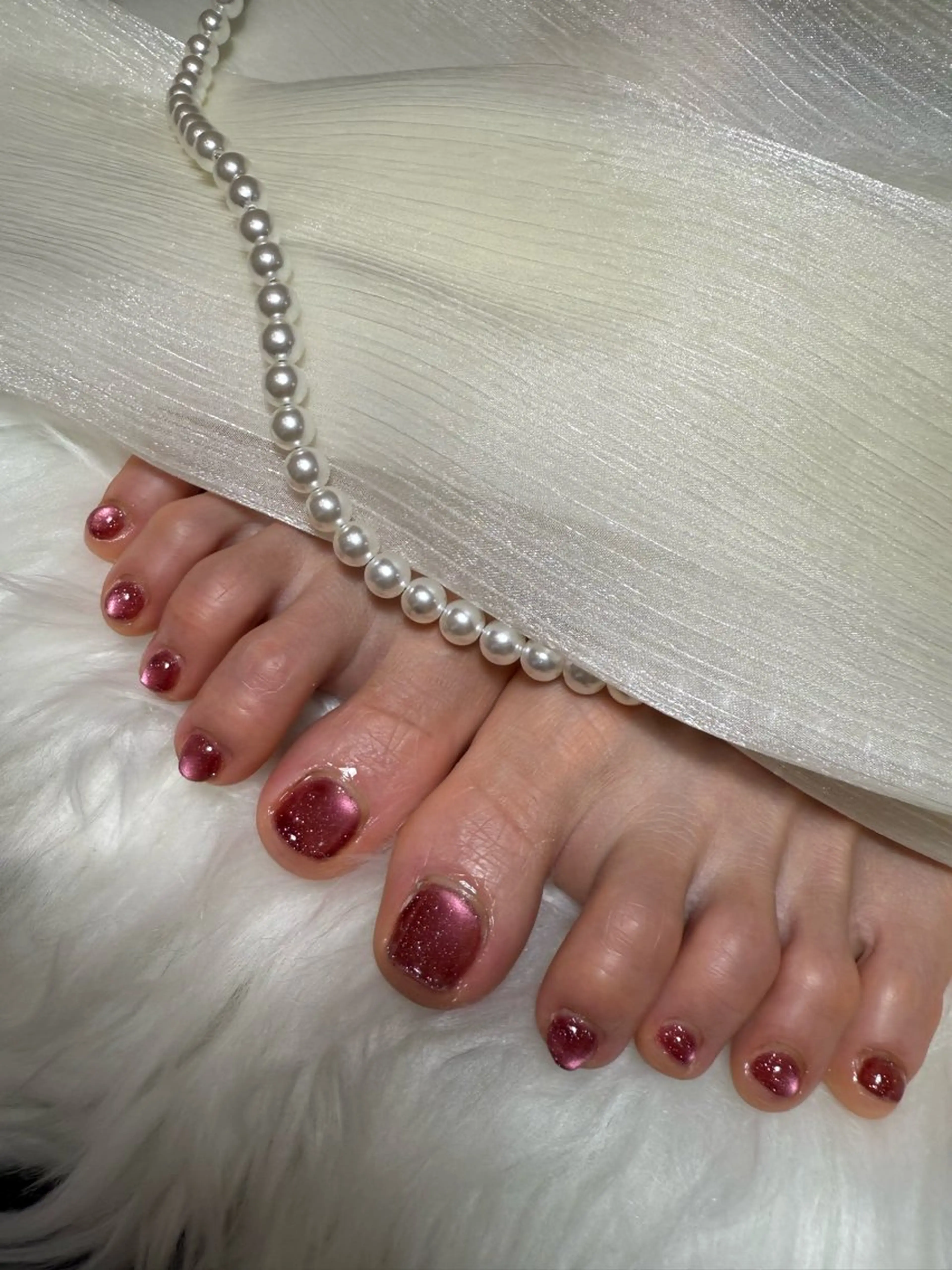 ネイル マグネットネイル フットネイル nail Haruのネイルデザイン