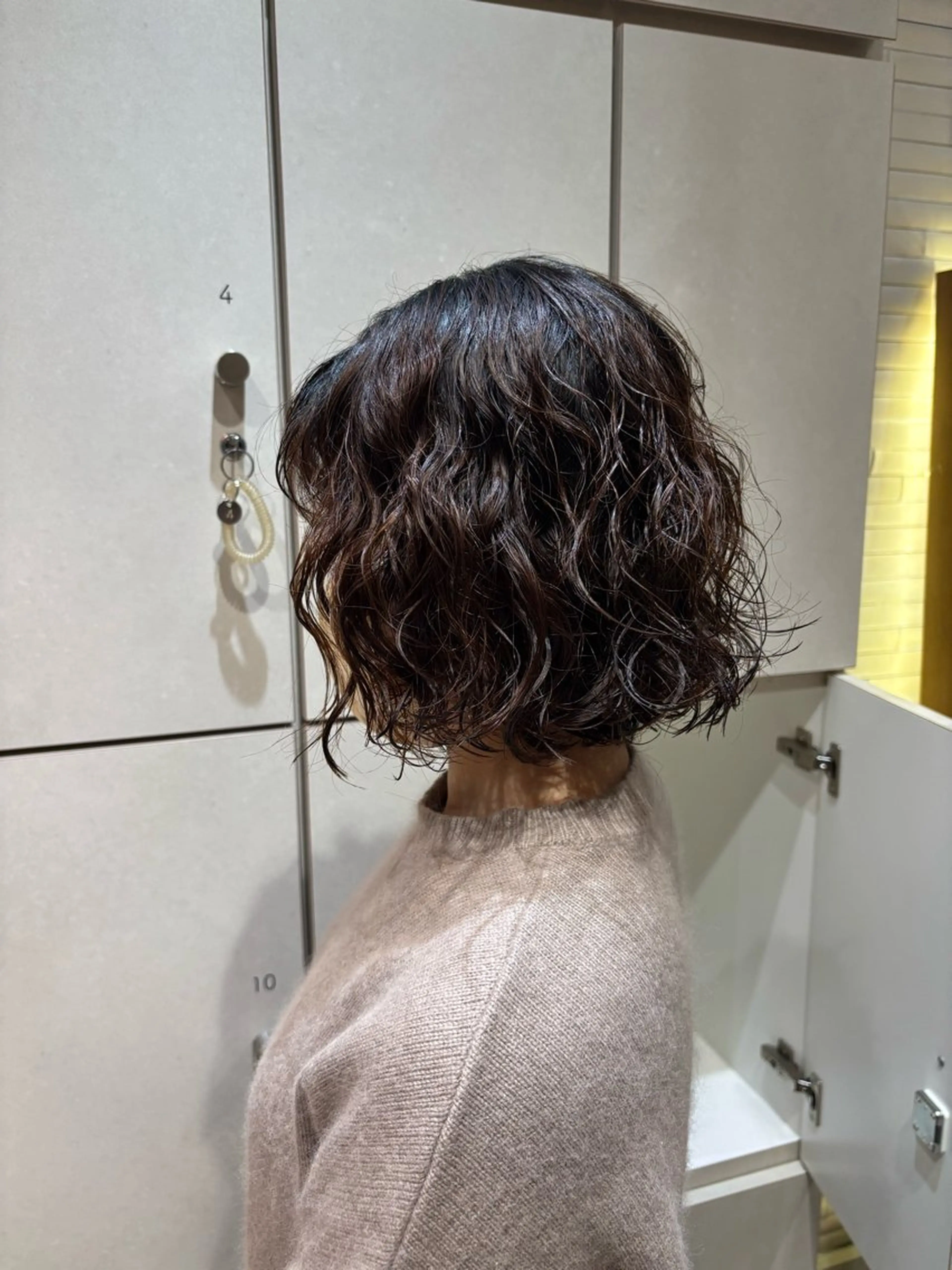 ショート パーマ ボブ ボブ/ショート/金田 夏葵のヘアスタイル