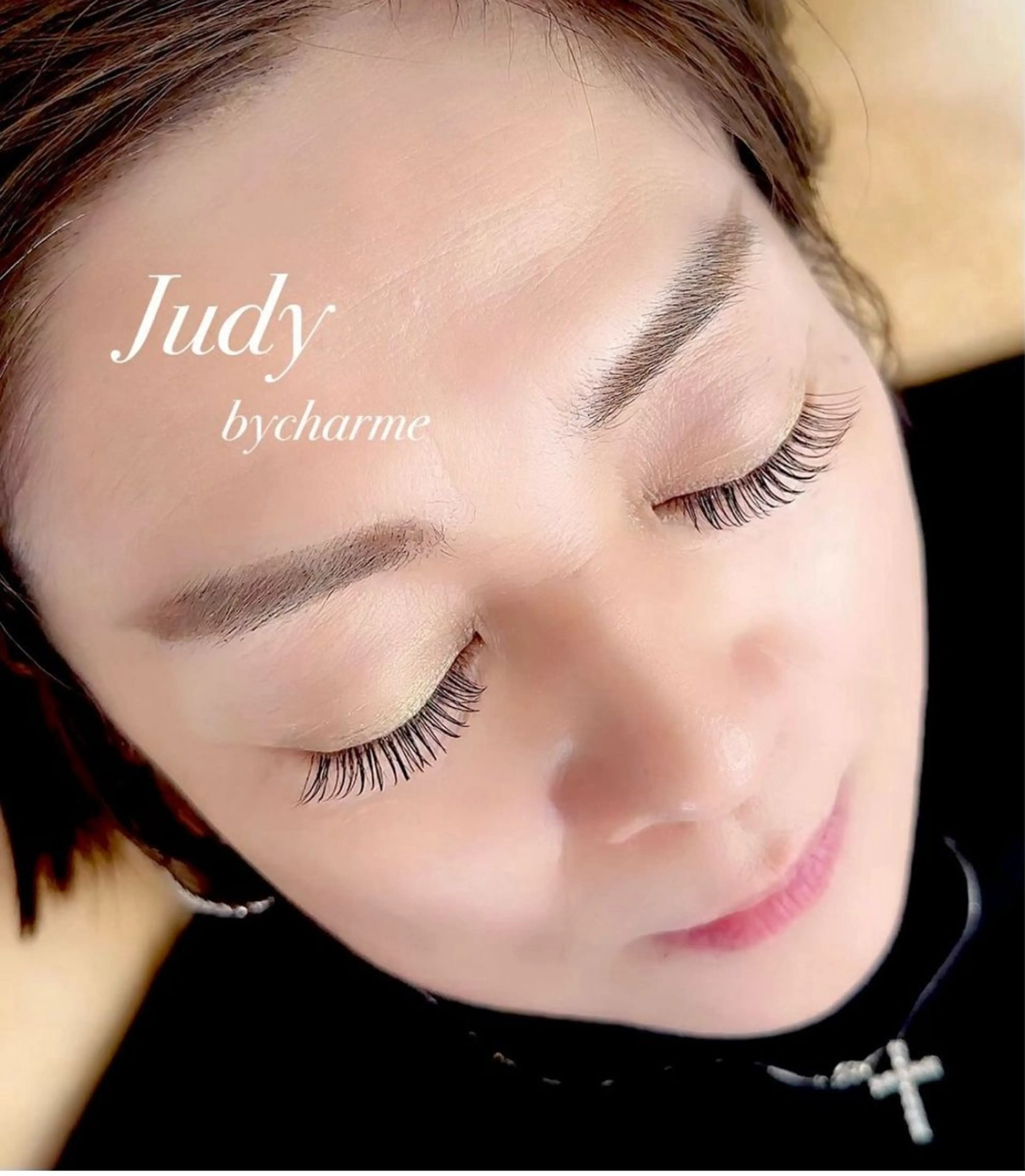 マツエク・マツパ フラットラッシュ マツエク Judy by charmeのマツエク・マツパデザイン