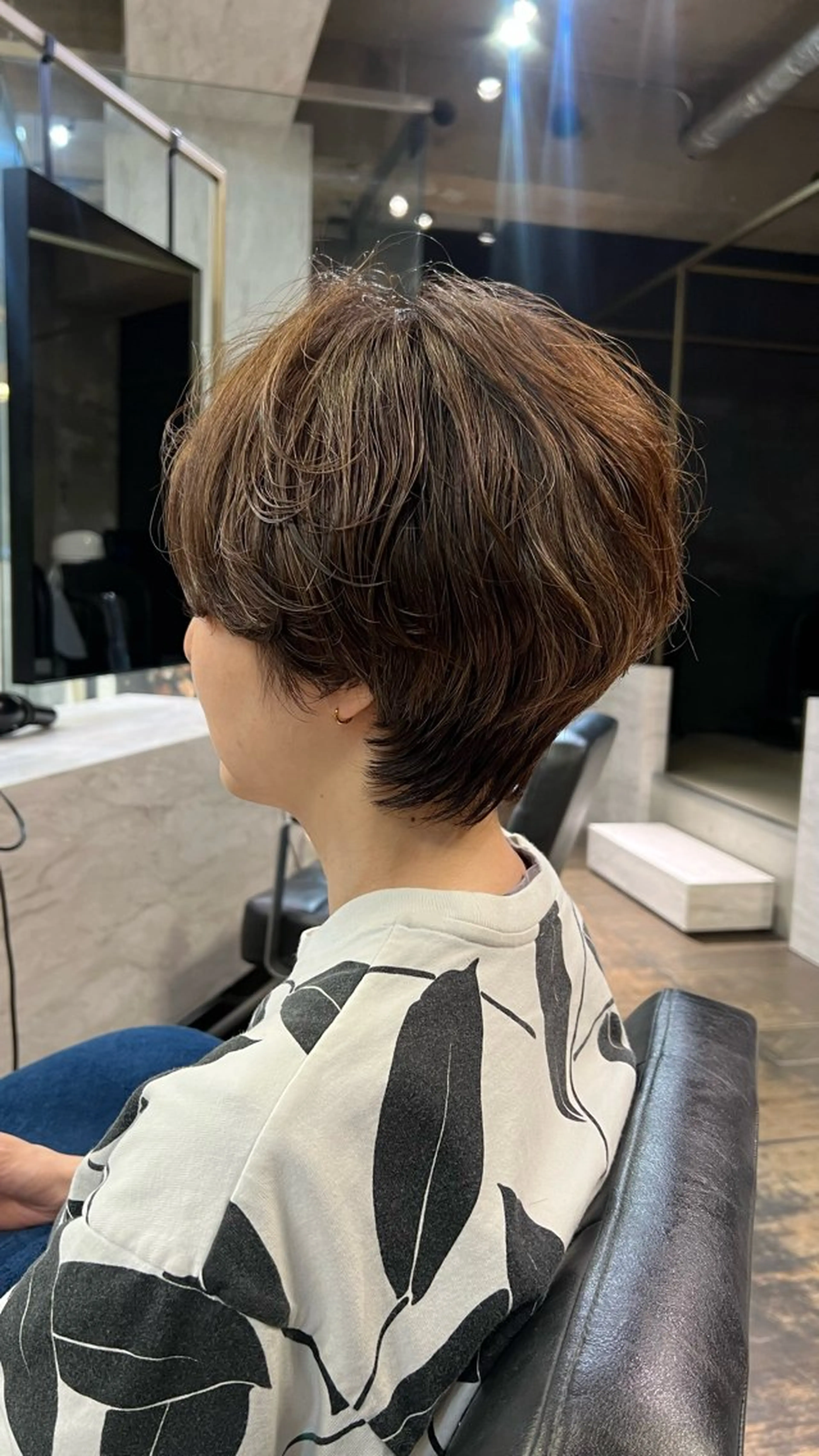 ショート パーマ ショートヘア ニュアンスパーマ パーマ 坂本 かやのヘアスタイル