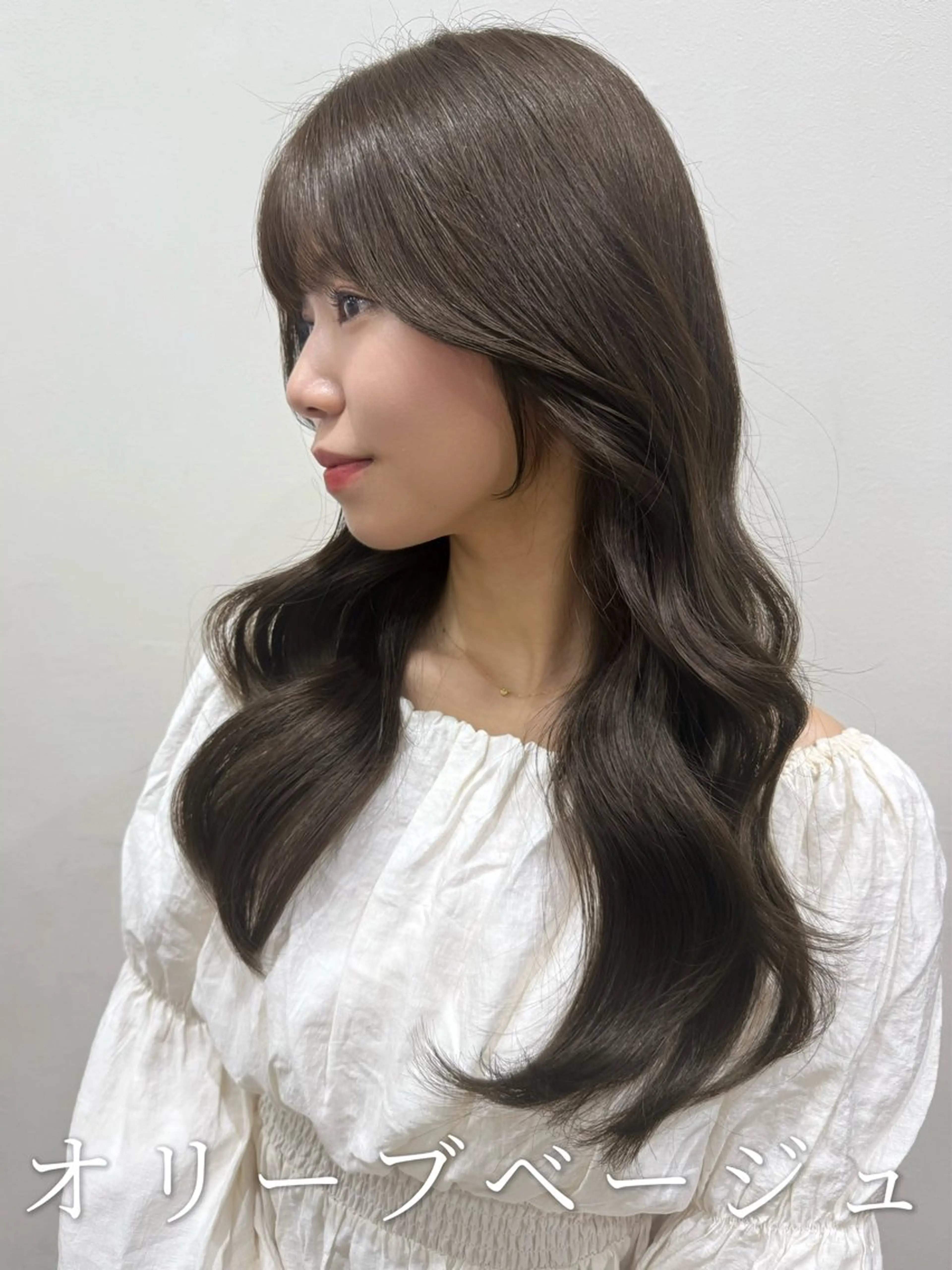 ロング パーマ くびれヘア 髪質改善 ヨシンモリ 韓国風ヘア レイヤーカット カット パーマ トリートメント 韓国風パーマ/ヘア セット/店長みづきのヘアスタイル