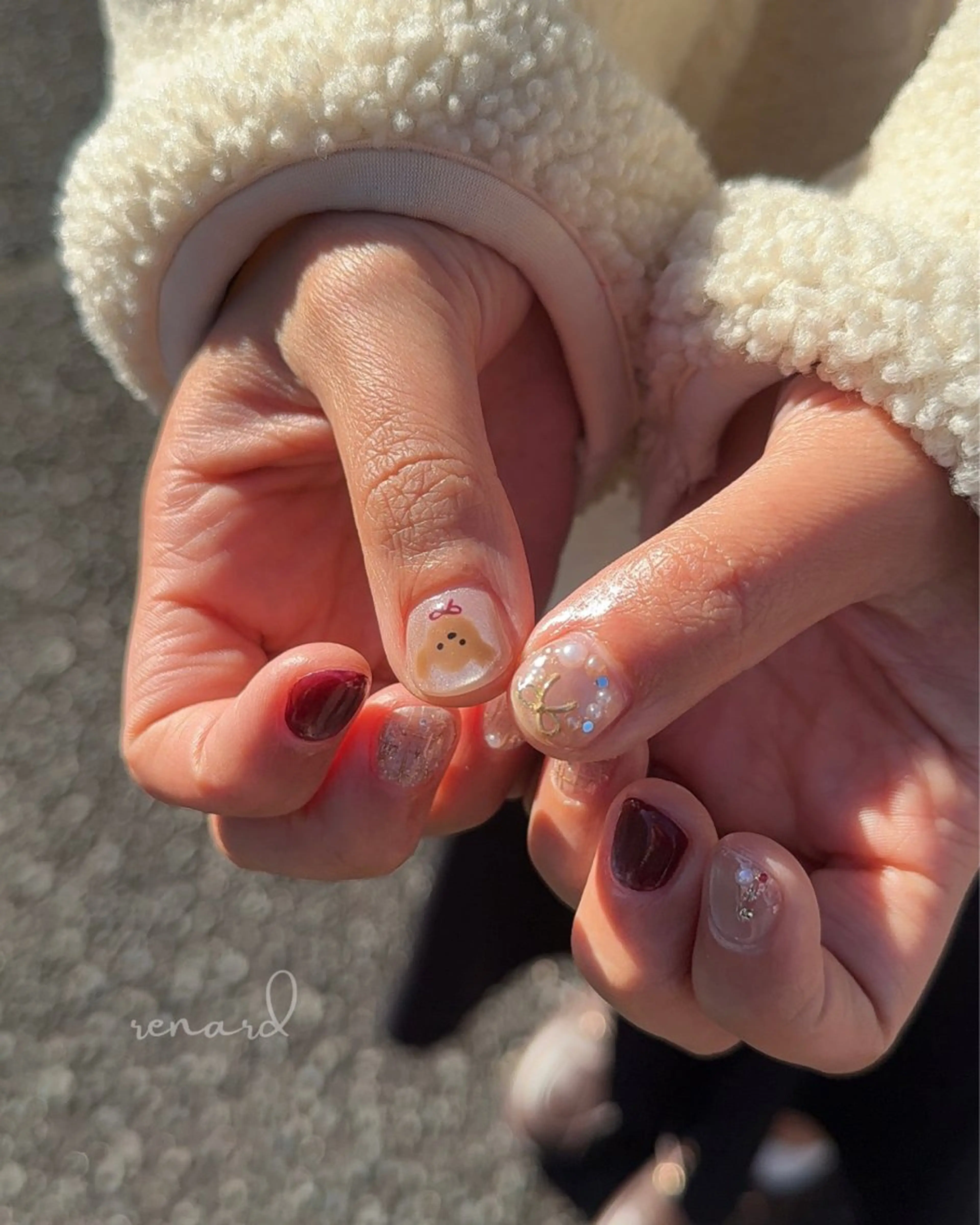 ショート renard nailのネイルデザイン