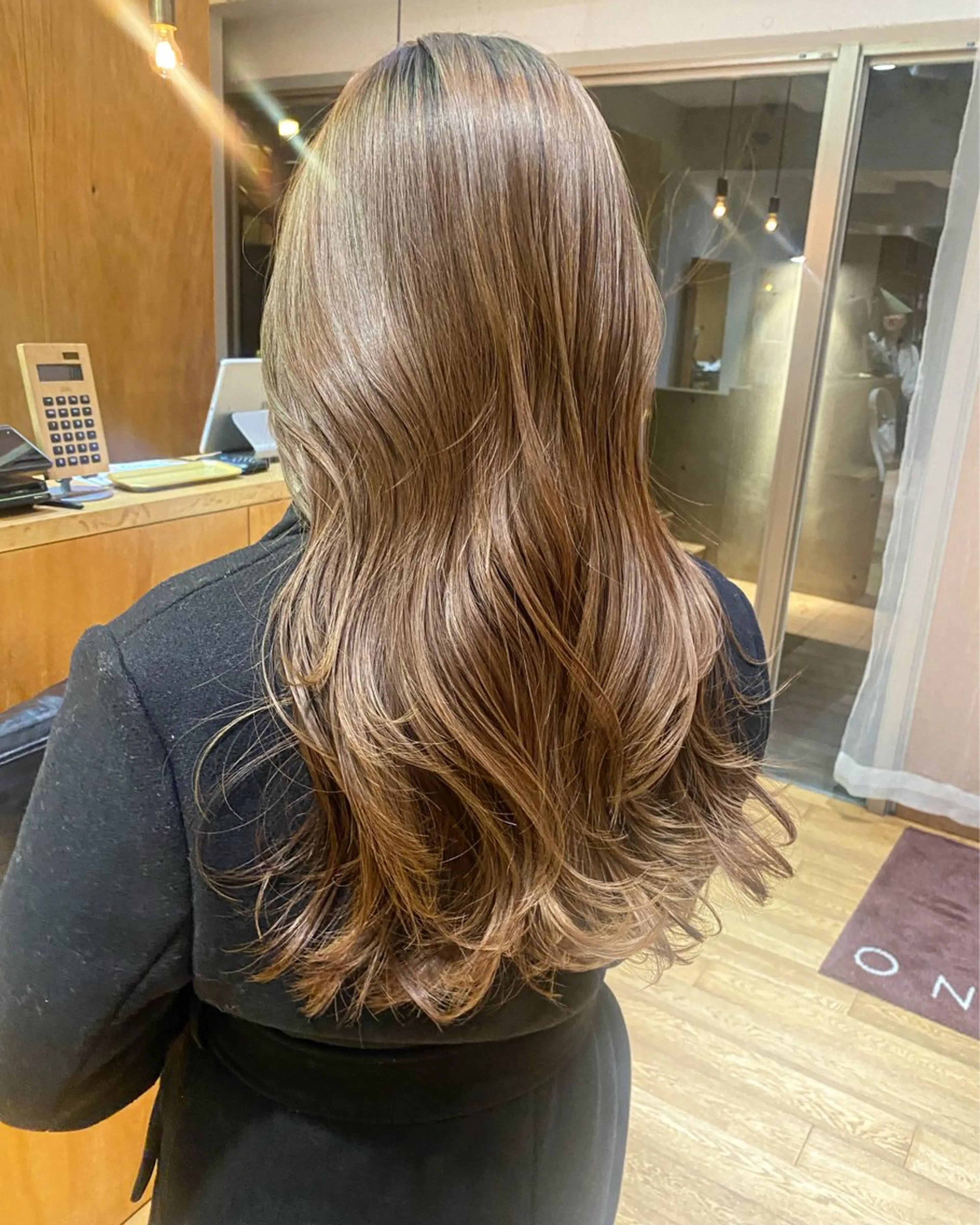 セミロング カラー ヘアセット 🎗️【ヘアセット 美眉】吉川玲🎗️のヘアスタイル