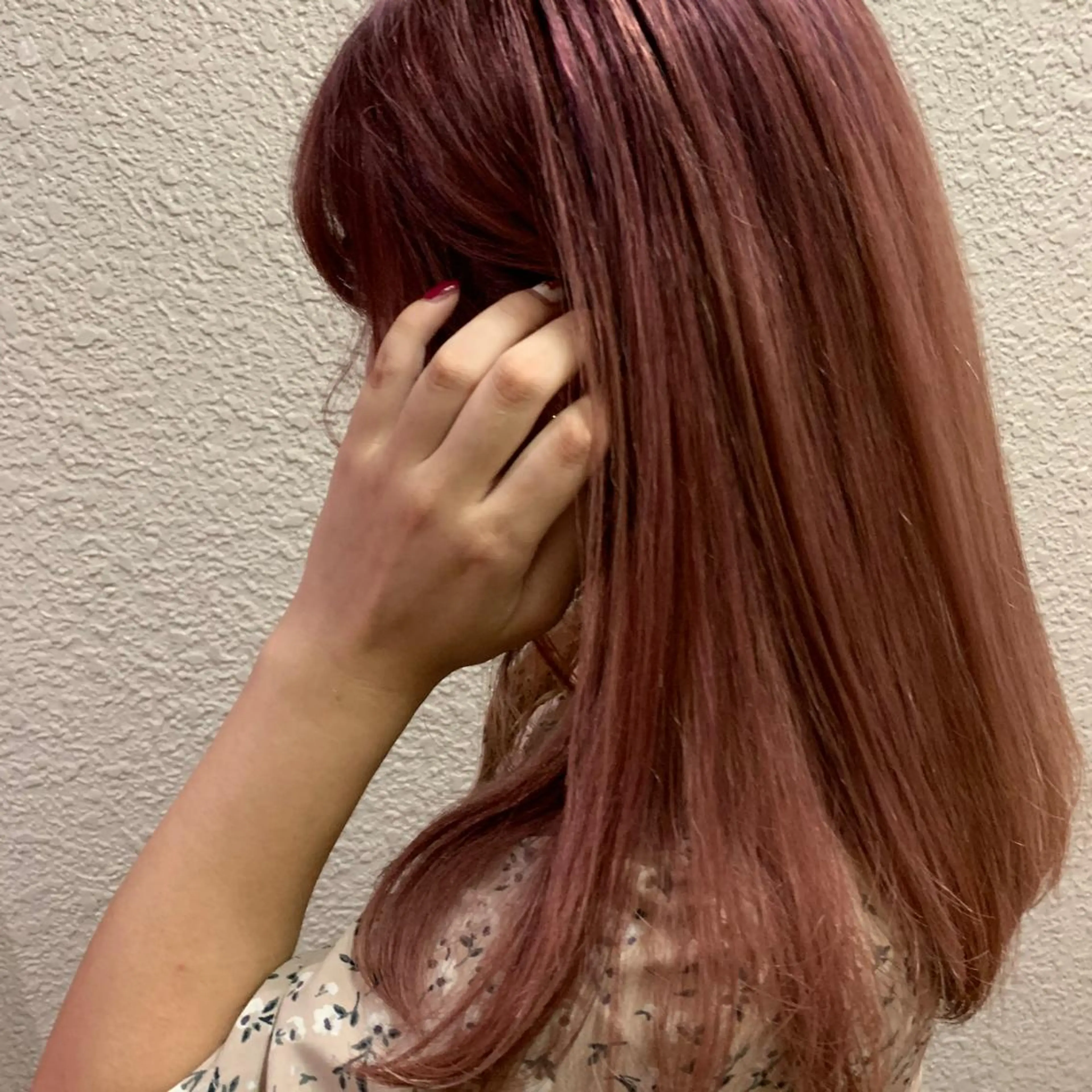 セミロング カラー パーマ 🟤TAP🟤 木曳野　金沢店のヘアスタイル