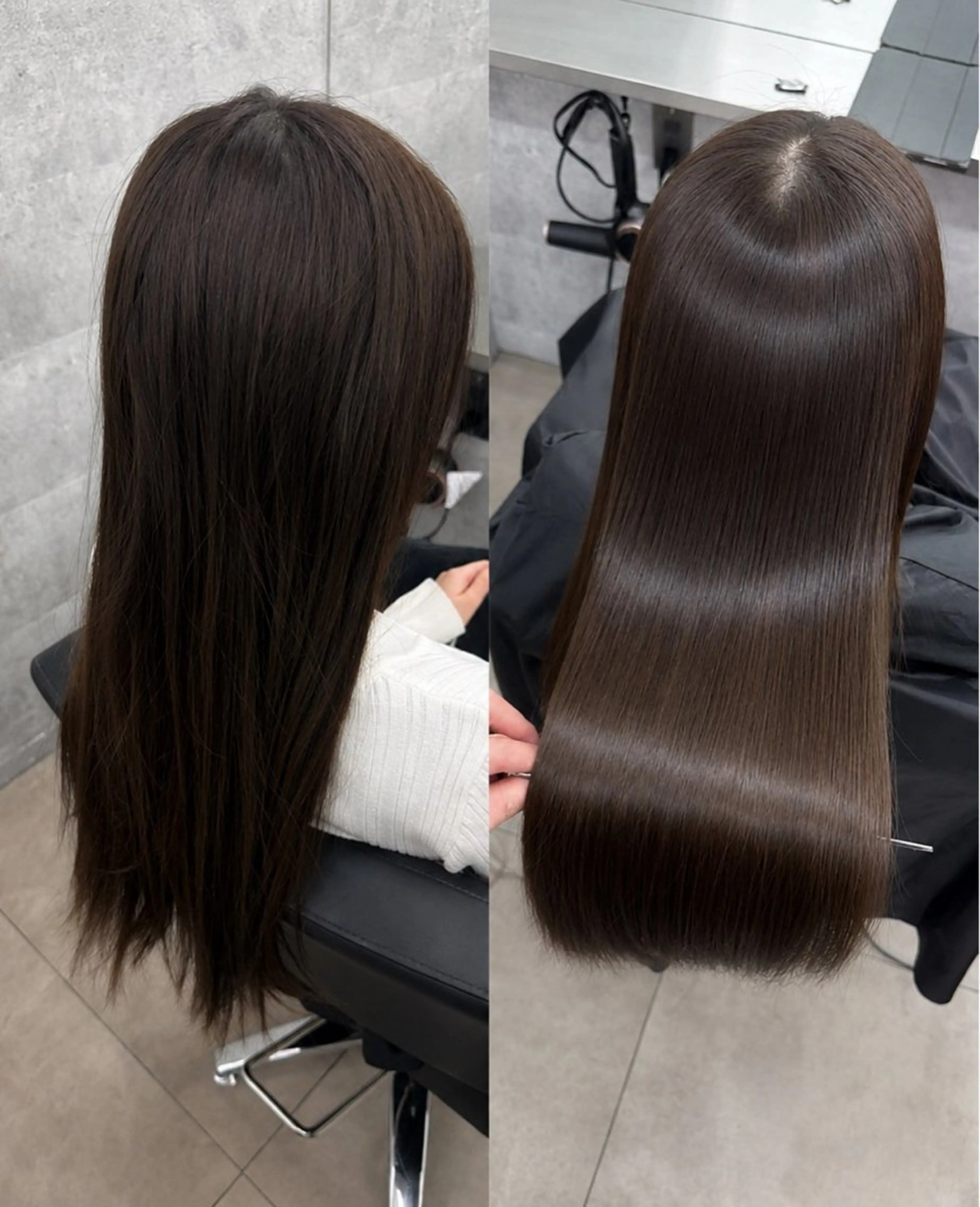 ロング くせ毛 トリートメント 縮毛矯正 トリートメント 🌈新宿縮毛矯正 No.1 SORAのヘアスタイル