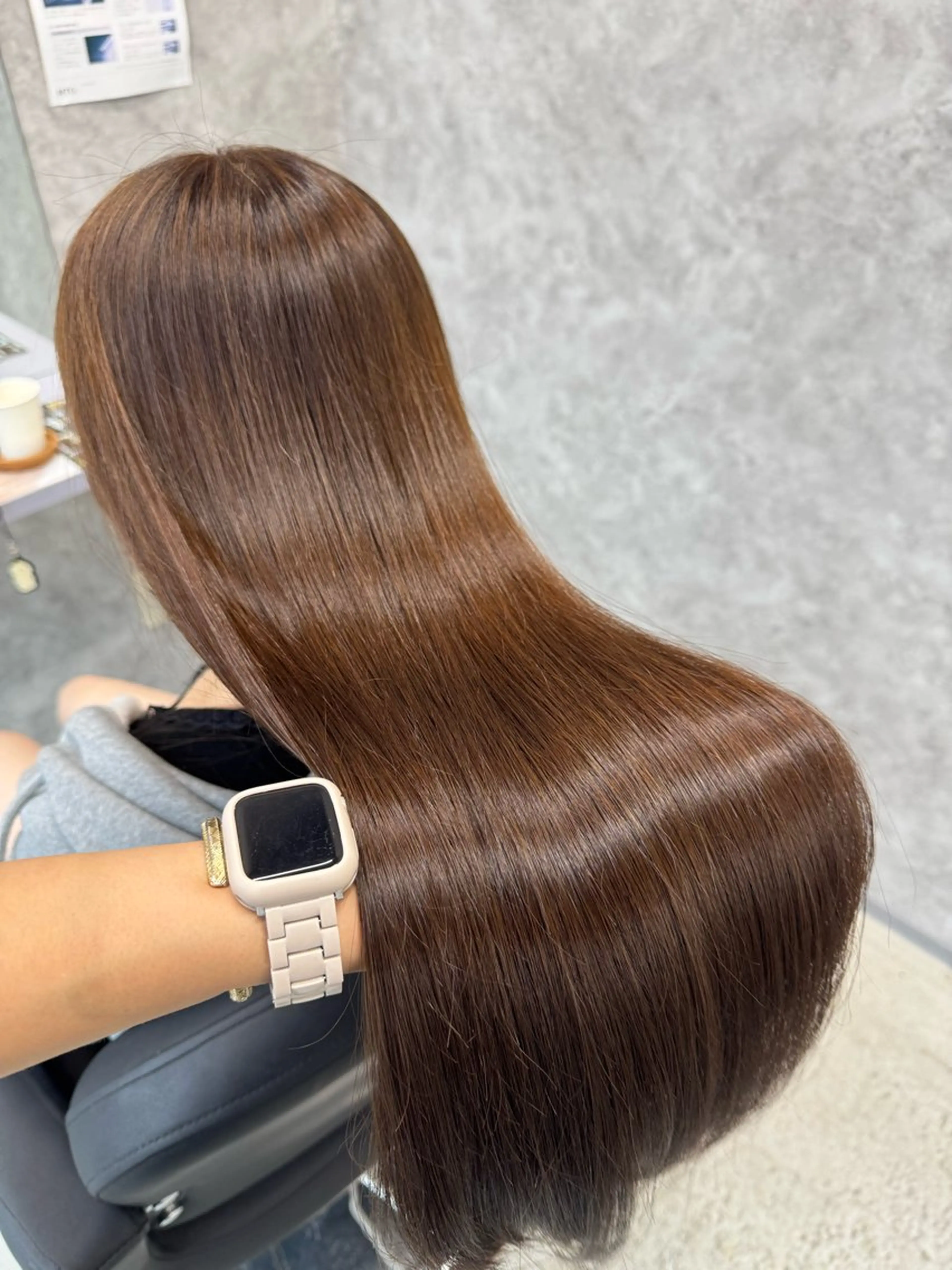 【　ご新規様限定価格　 】　　　　　　　　　　　　　　　　　　　カット＋メテオ髪質改善トリートメント🫧の写真