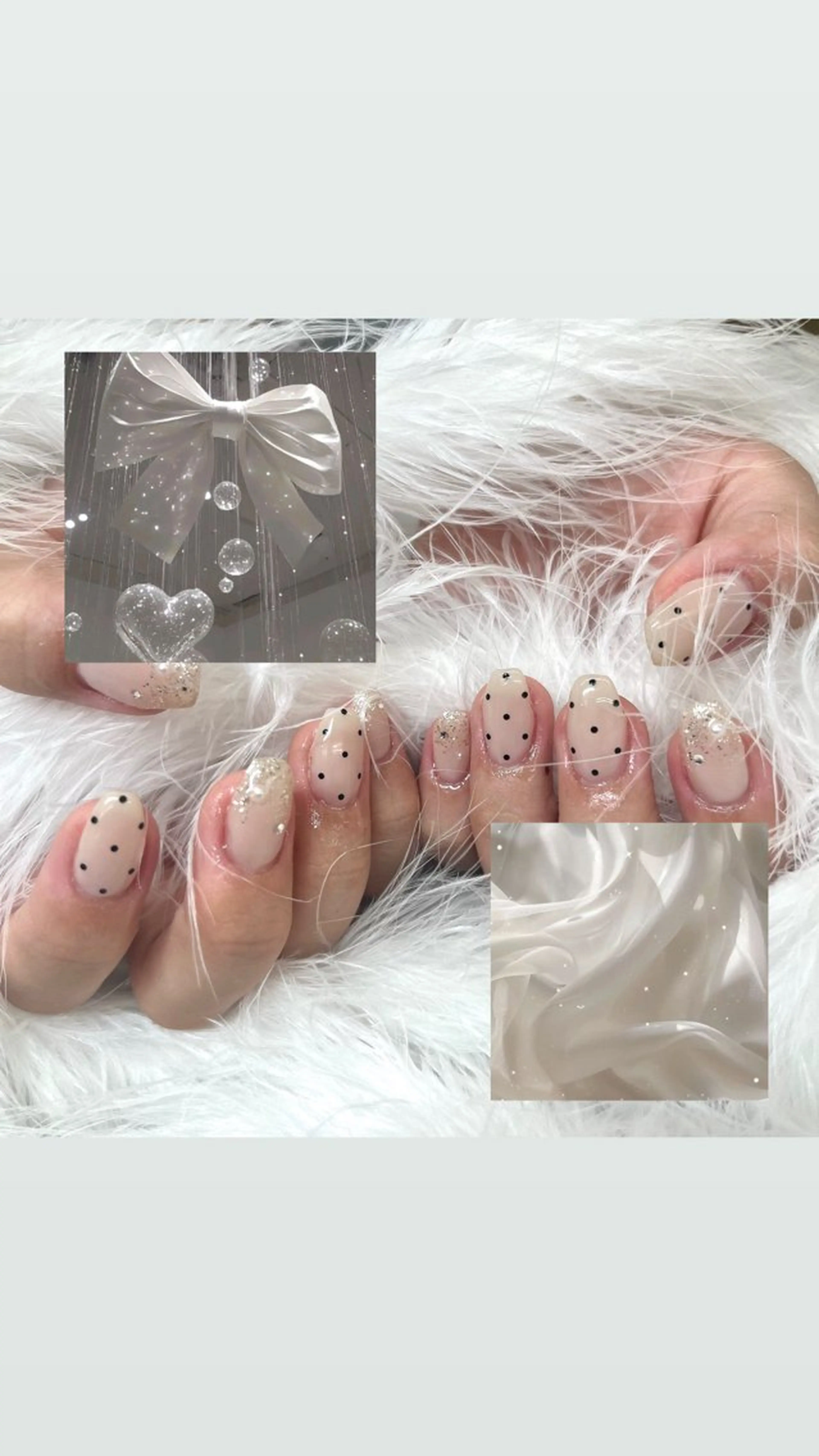 ネイル honoka池袋🎀 ガーリーネイル🤍のネイルデザイン