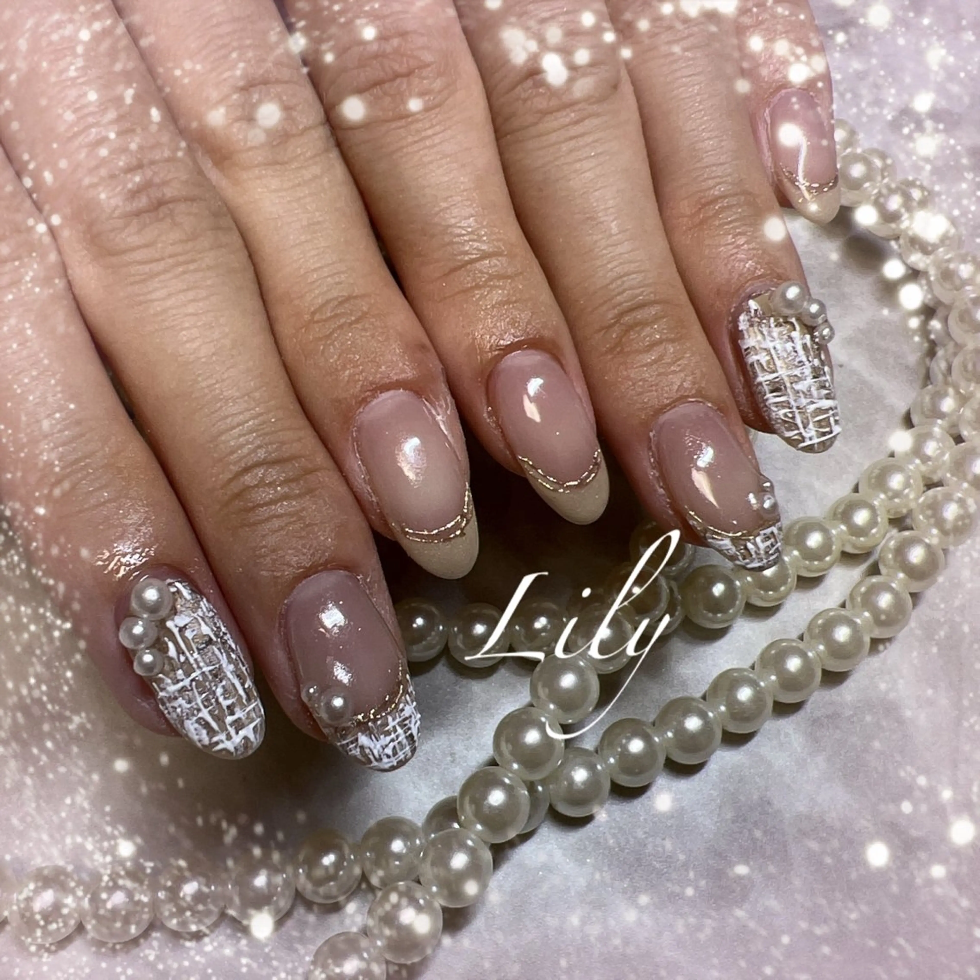 ネイル ハンドネイル Lily*nail 🌻Mii🌻のネイルデザイン