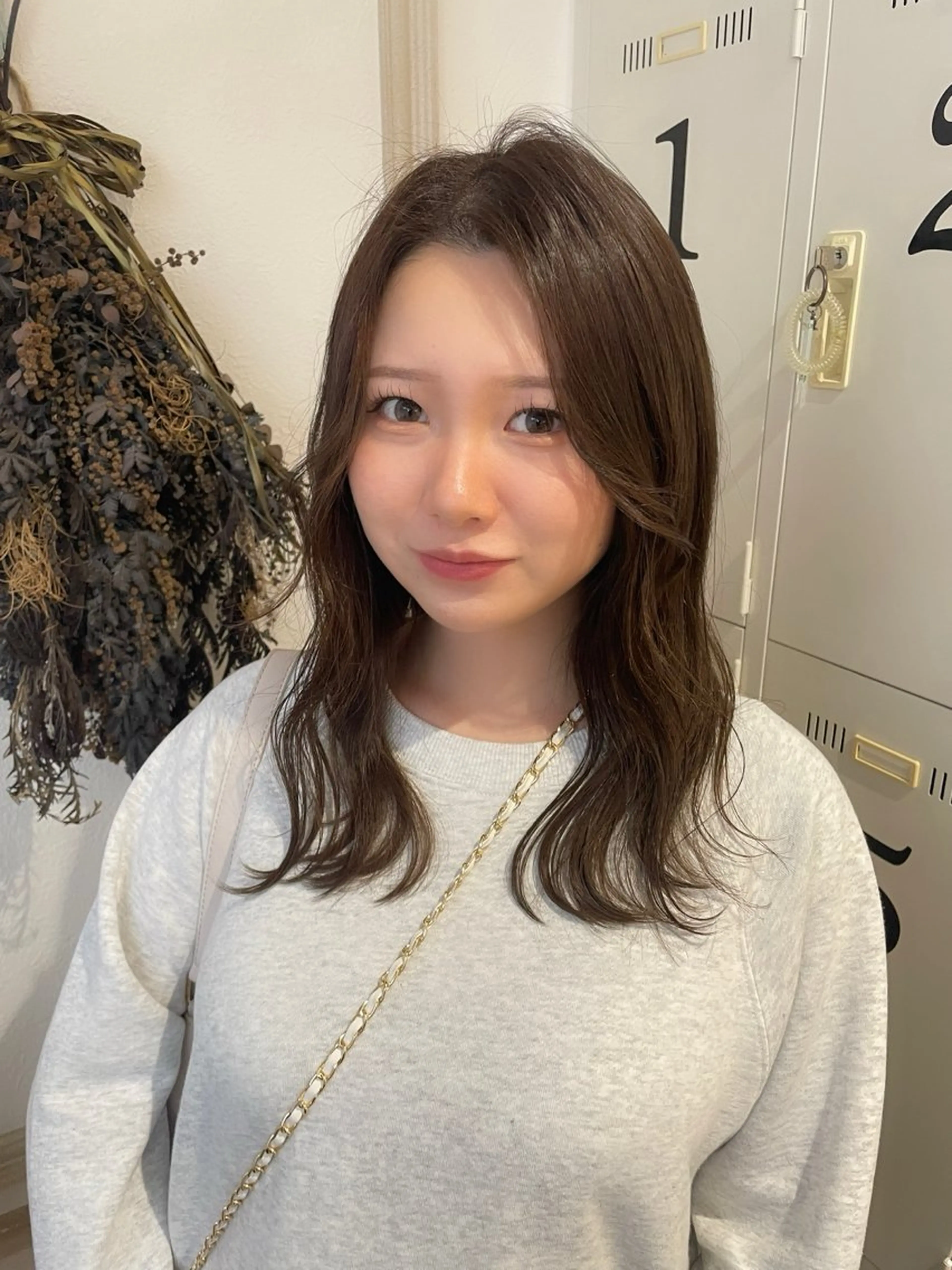 ミディアム カラー belta.🌱 安藝夏花🌻のヘアスタイル