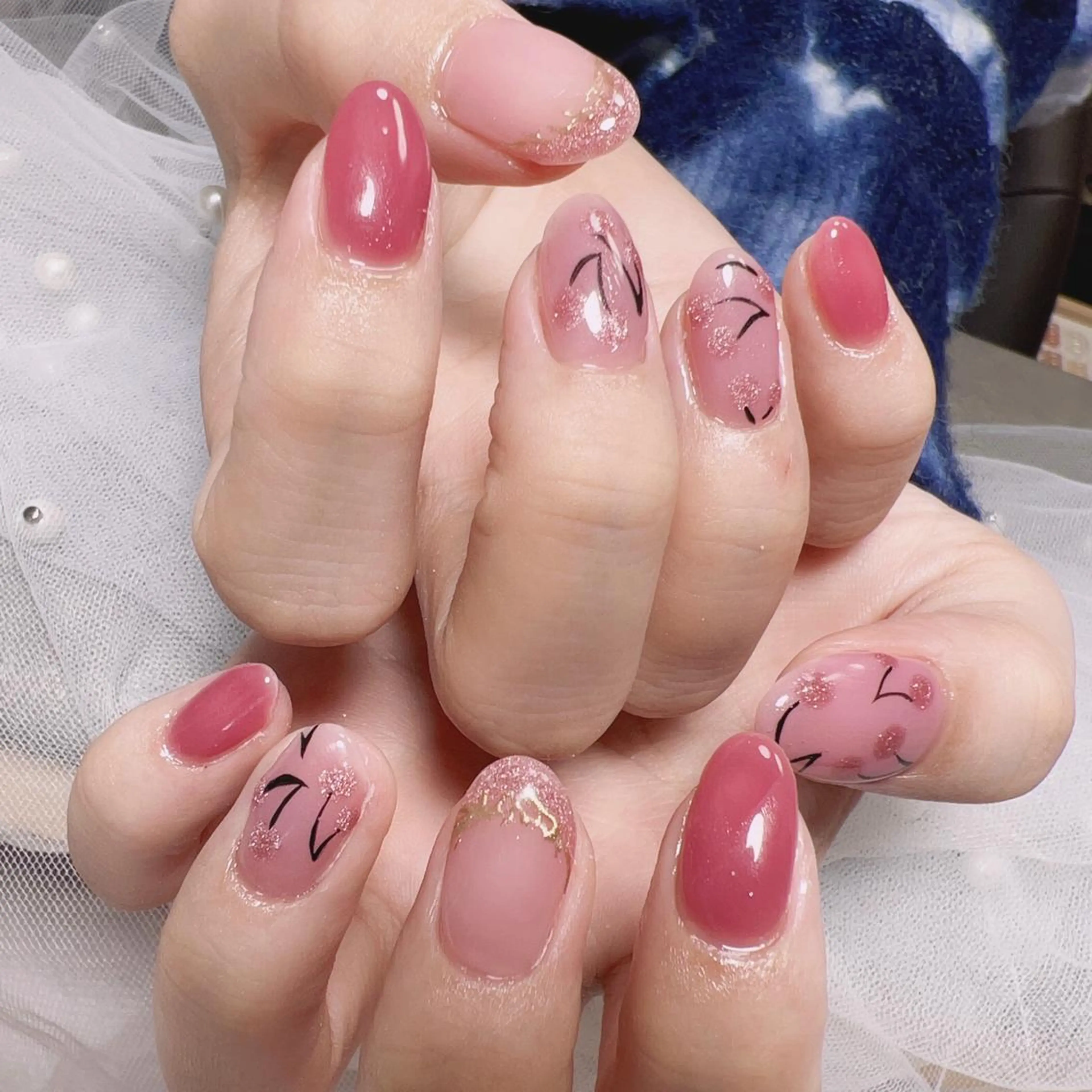 ショート カラー ネイル アートネイル 持ち込み Nail NaNaのネイルデザイン