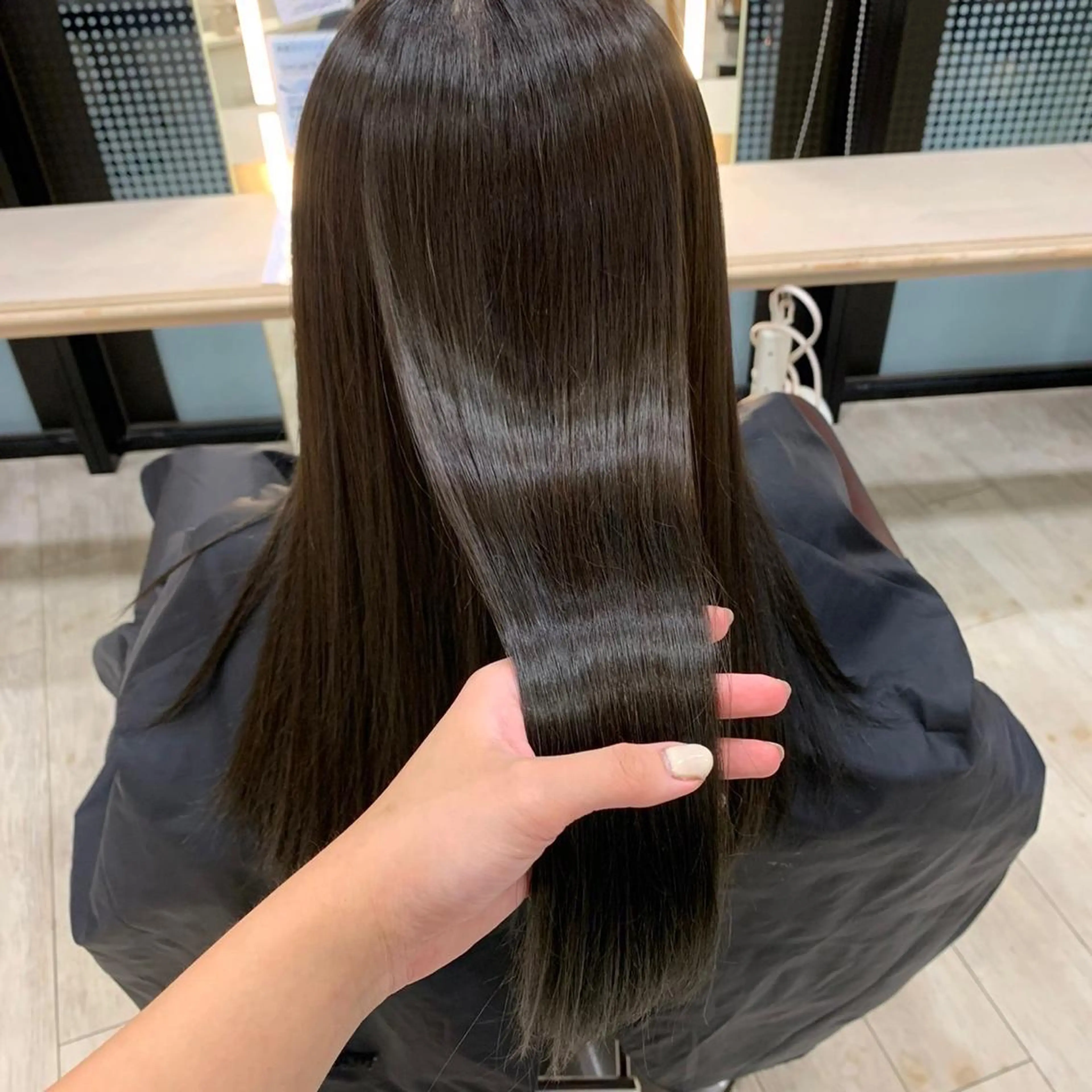 【土日祝限定】☁️ジアンカ酸性ストレート🌿柔らか質感×ブリーチ毛OK✨の写真